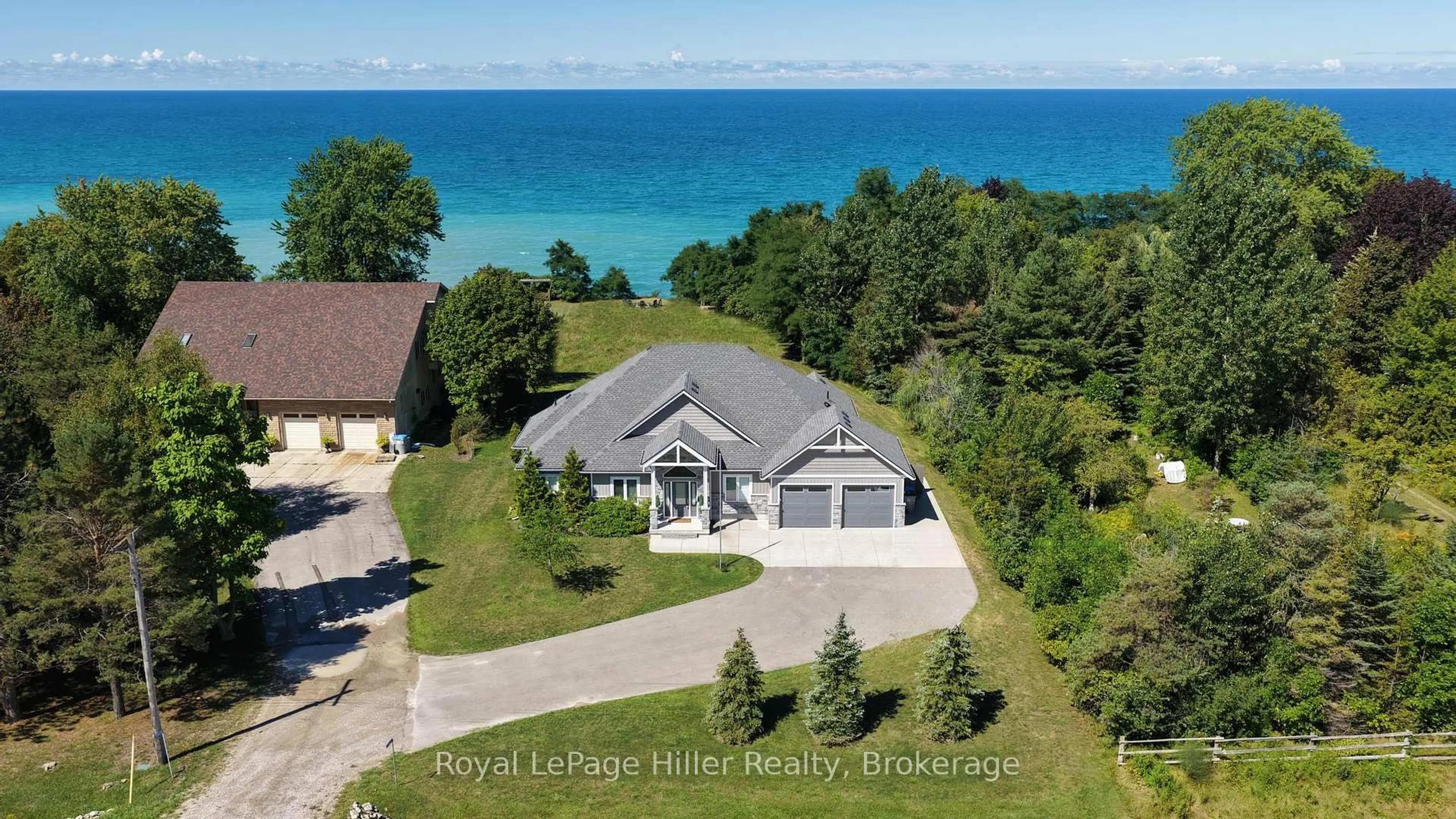 A pic from outside/outdoor area/front of a property/back of a property/a pic from drone, water/lake/river/ocean view for 72431 Bluewater Highway, Bluewater Ontario N0M 2T0