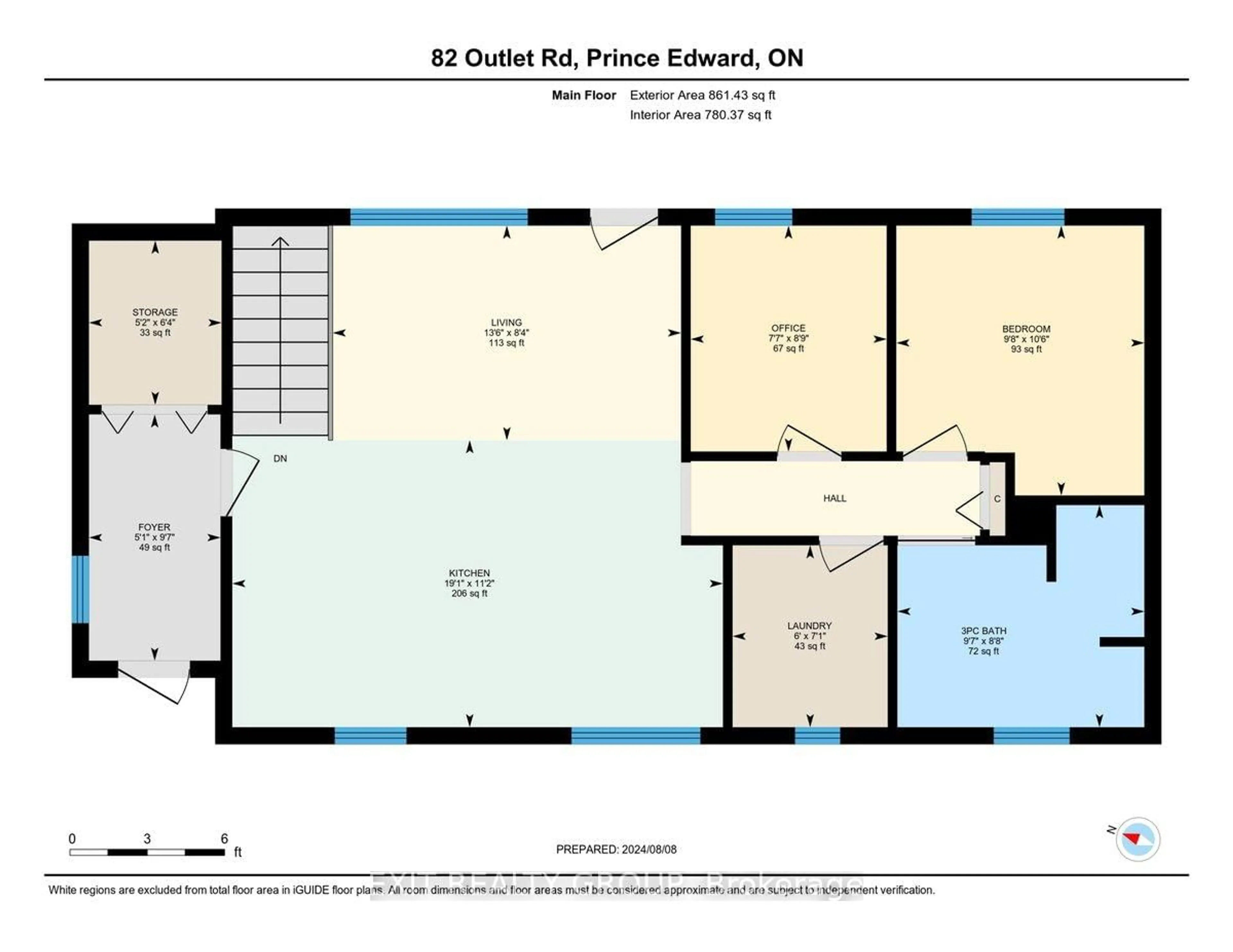 Floor plan for 82 Outlet Rd, Prince Edward County Ontario K0K 1P0