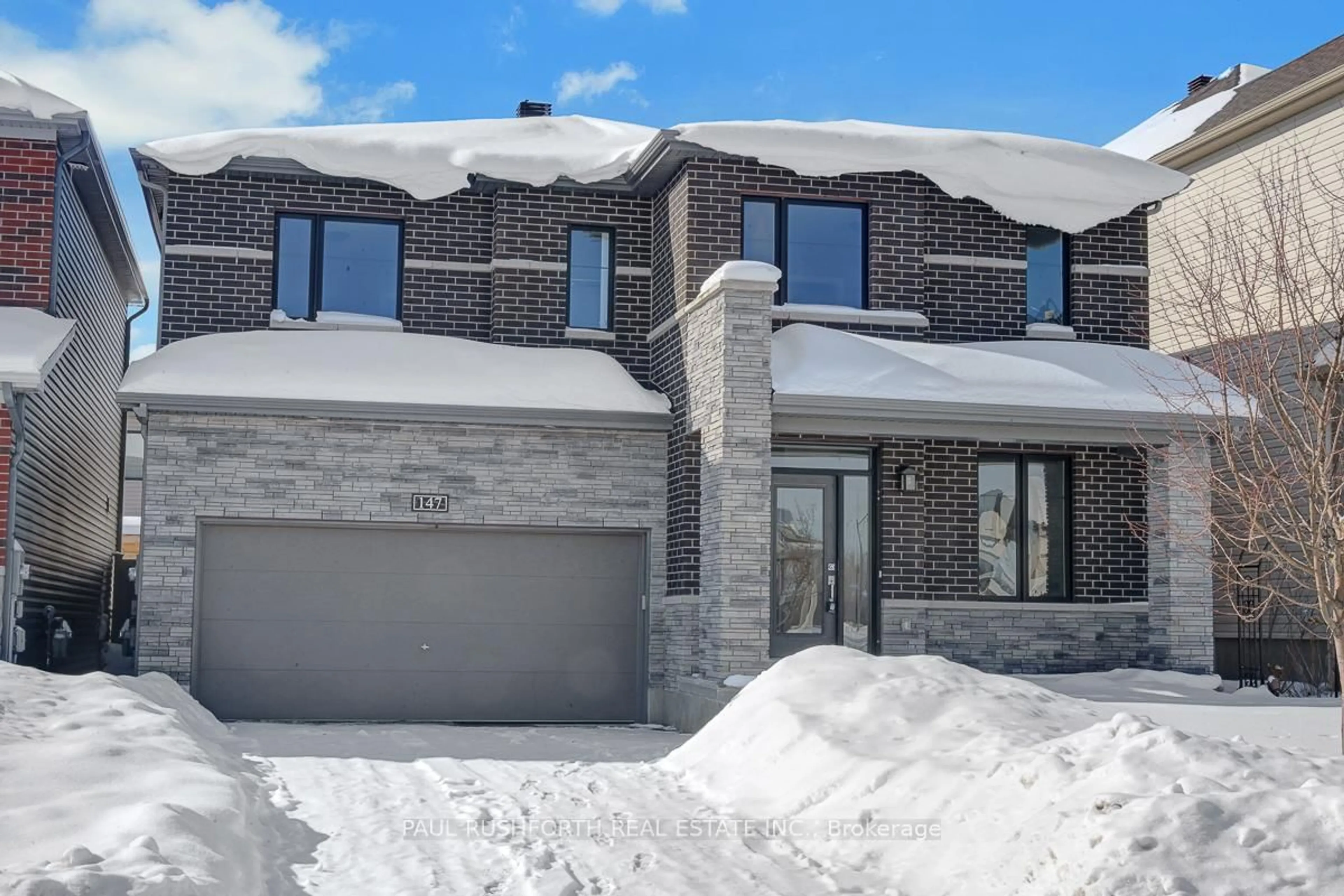 Home with brick exterior material, street for 147 Aquarium Ave, Ottawa Ontario K4A 1L1