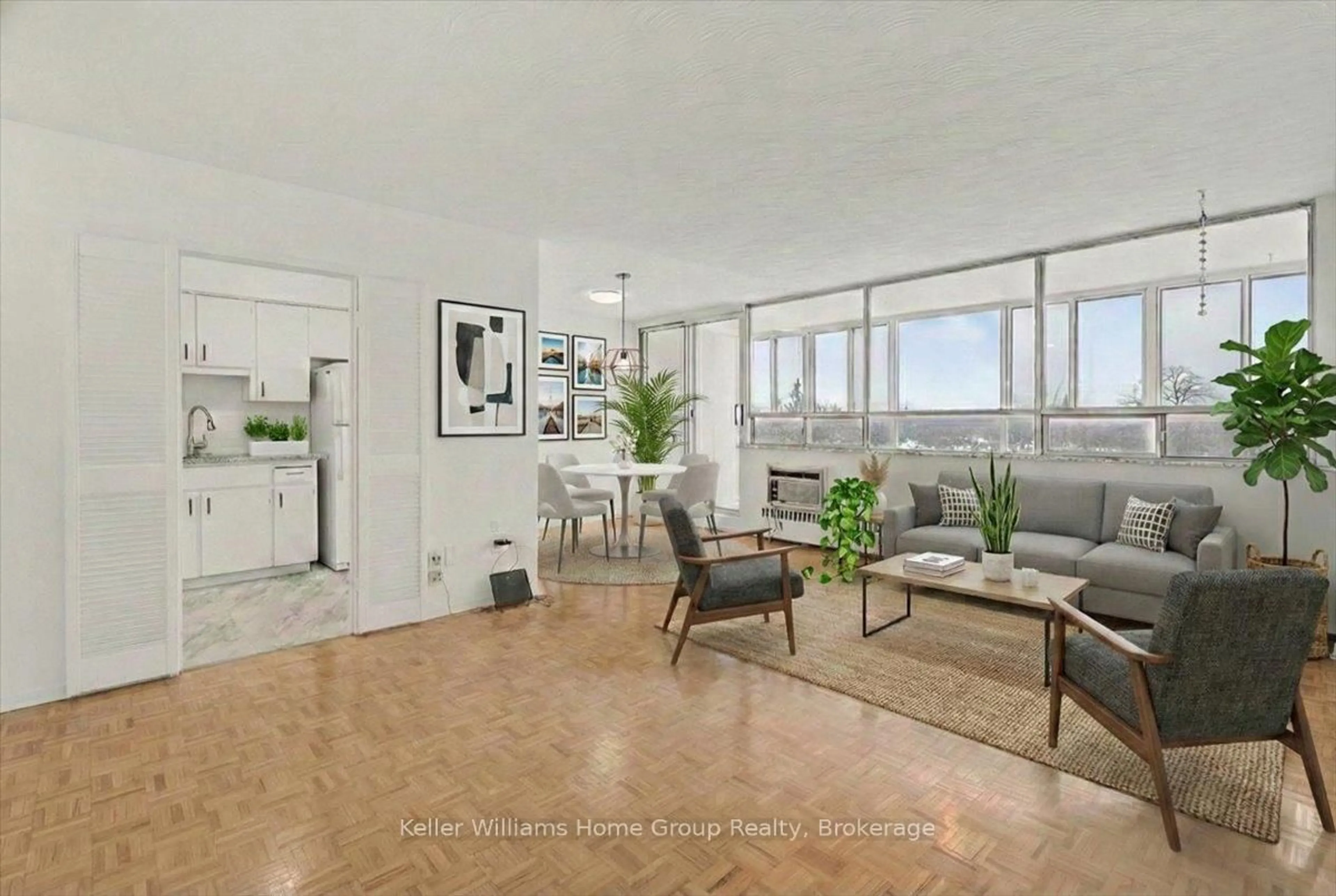 Living room with furniture, unknown for 24 Midland Dr #509, Kitchener Ontario N2A 2A8