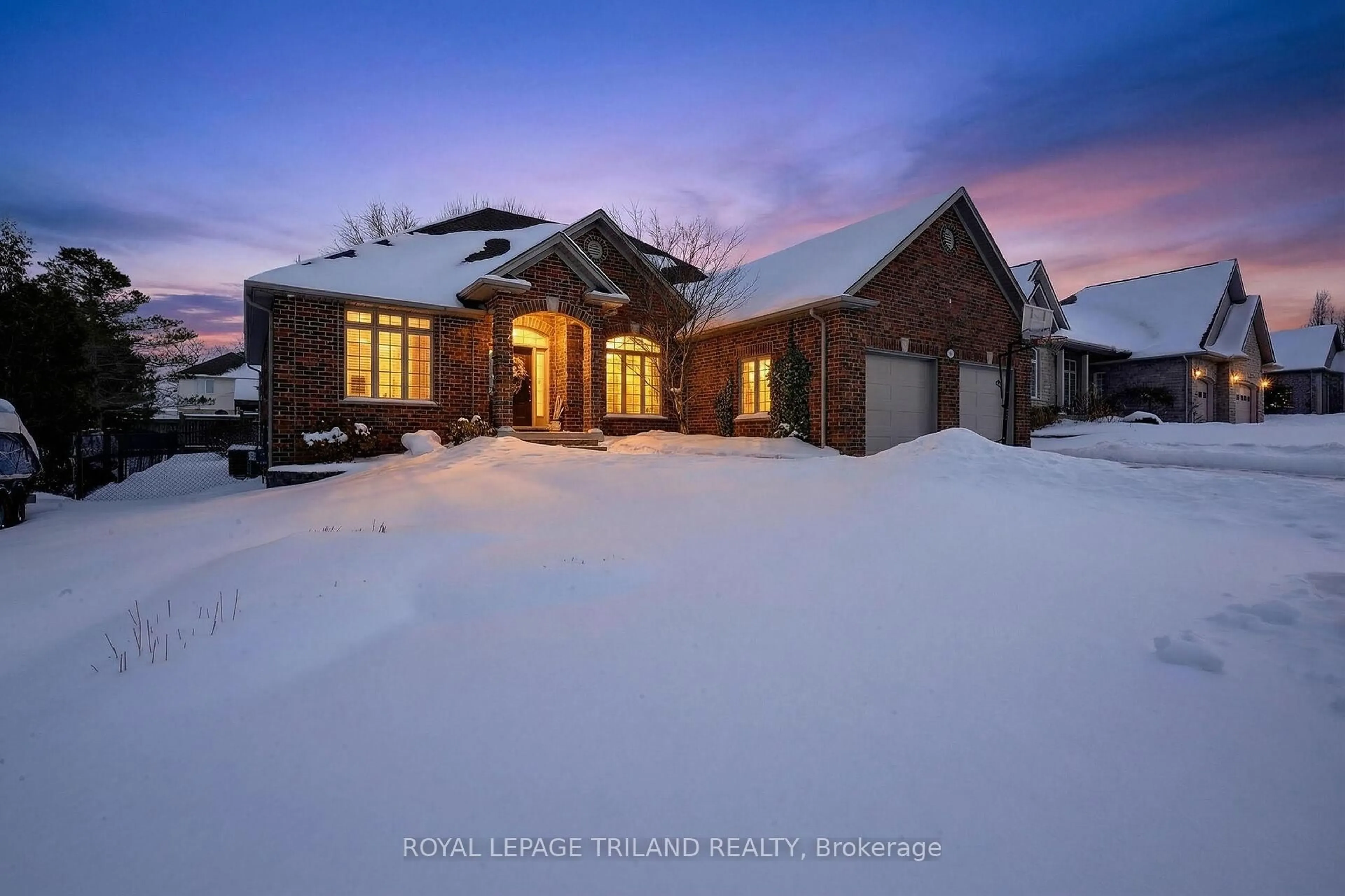 Home with brick exterior material, street for 5 Baron Cres, Middlesex Centre Ontario N0L 1R0