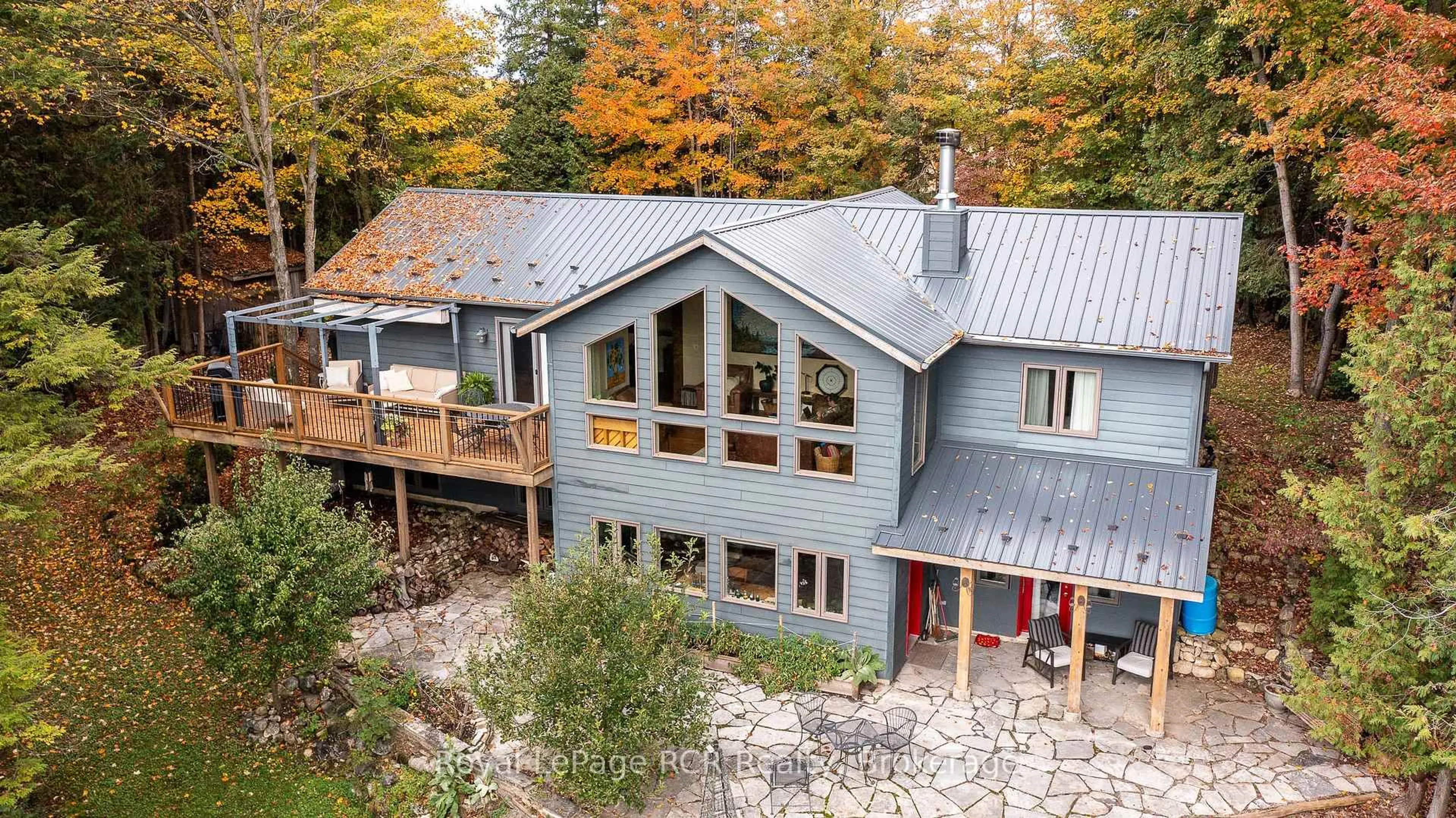 A pic from outside/outdoor area/front of a property/back of a property/a pic from drone, unknown for 360458 Road 160, Grey Highlands Ontario N0C 1E0