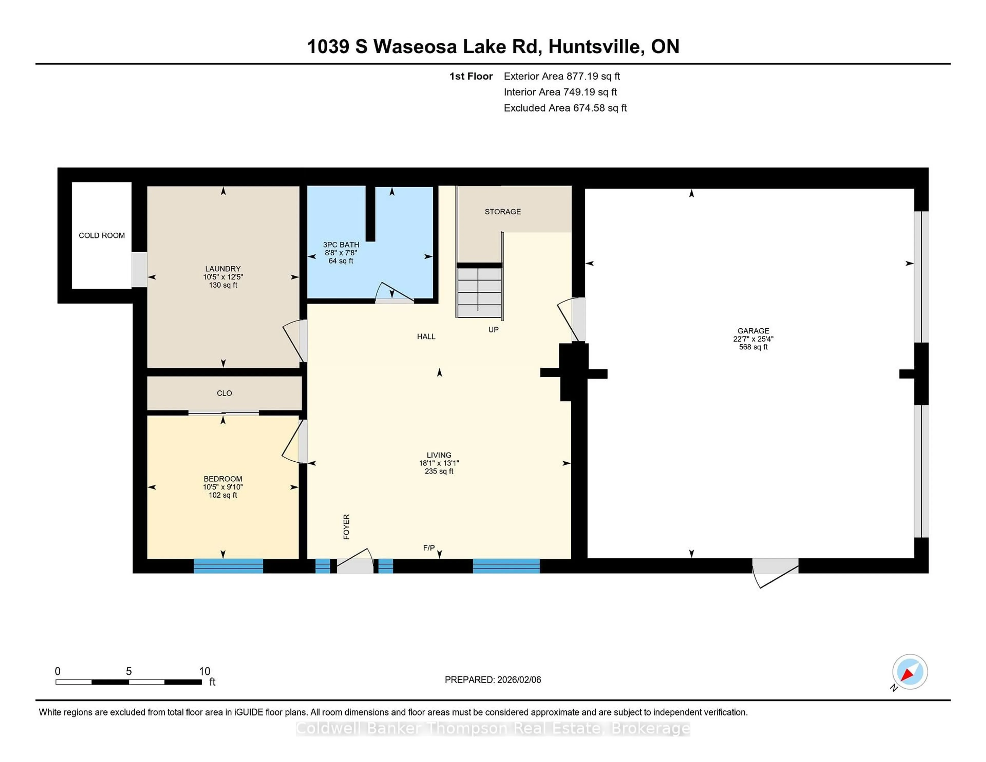 Floor plan for 1039 South Waseosa Lake Rd, Huntsville Ontario P1H 2N5