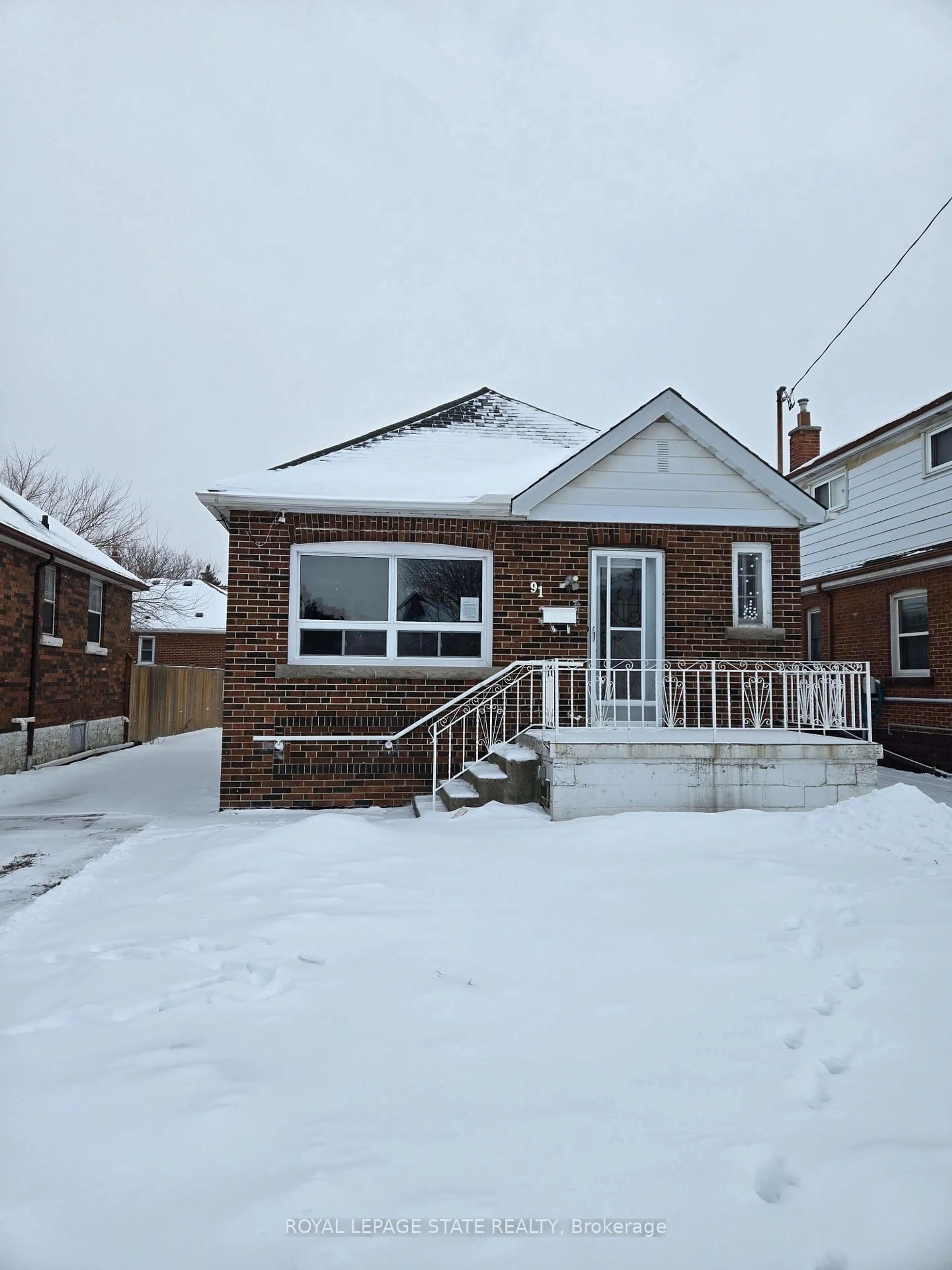 Home with brick exterior material, street for 91 Barons Ave, Hamilton Ontario L8K 2Y5