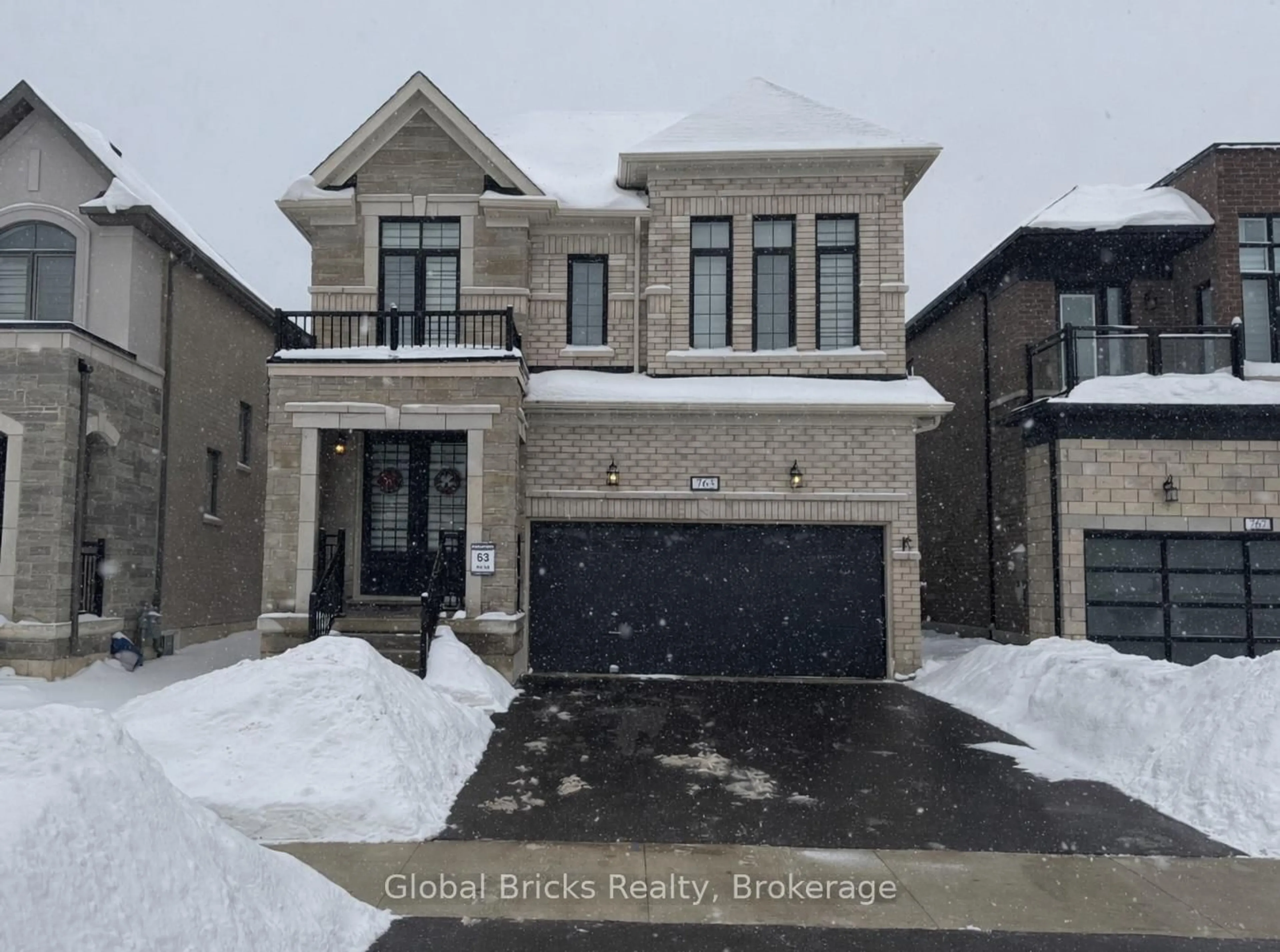 Home with brick exterior material, street for 763 Sobeski Ave, Woodstock Ontario N4S 7W2