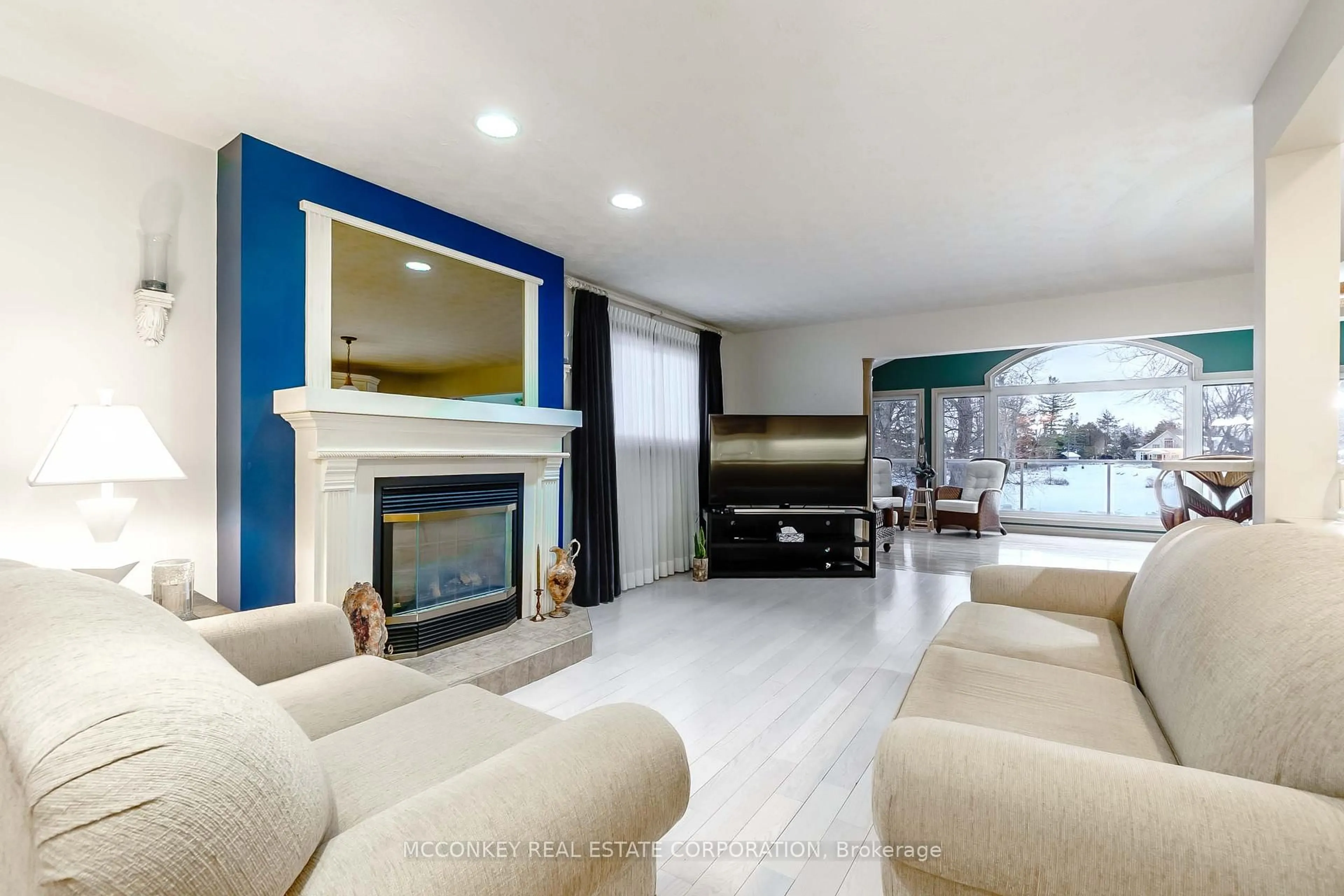 Living room with furniture, ceramic/tile floor for 244 Sherin Ave, Peterborough Ontario K9J 1B6