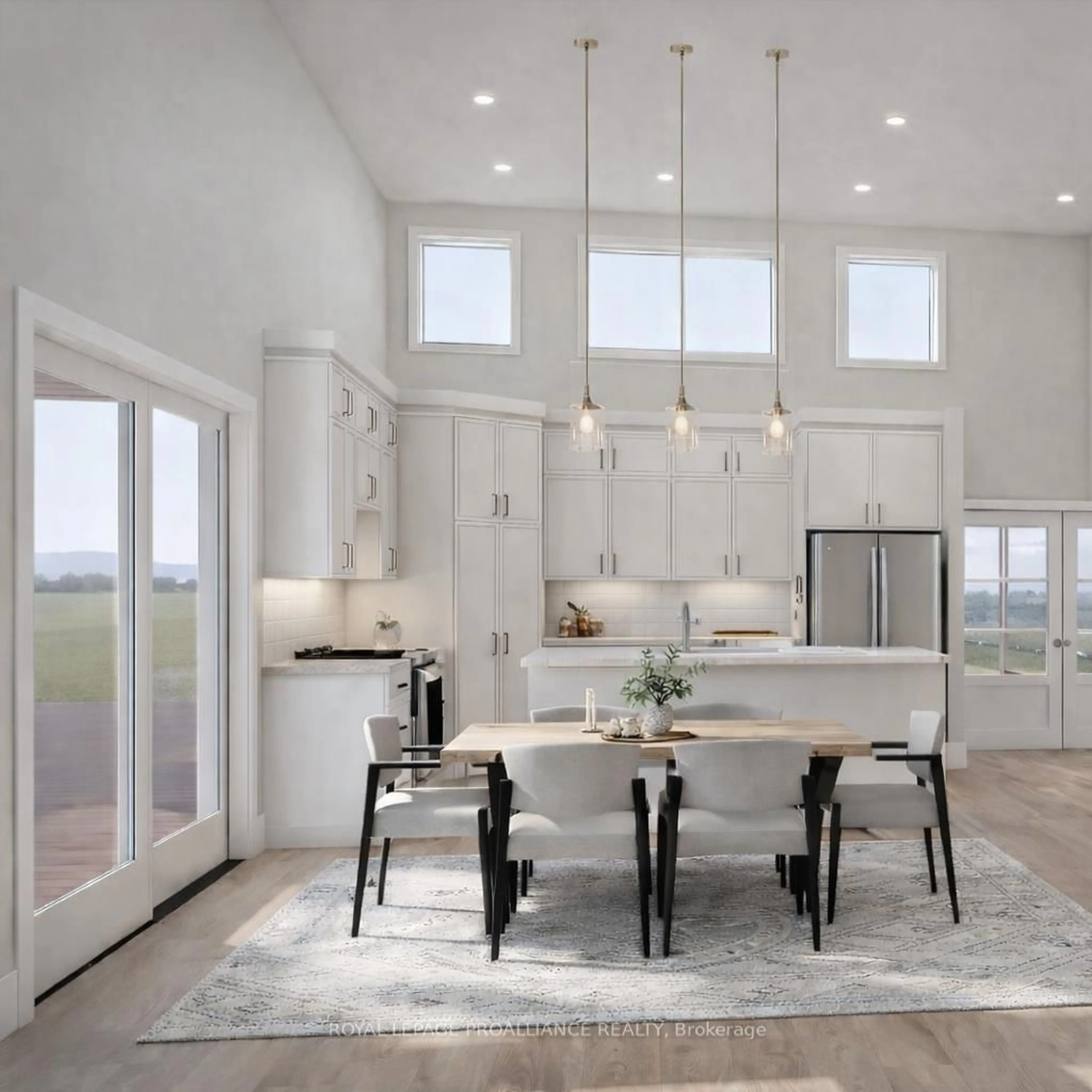 Open concept kitchen, unknown for 102 Dewey Rd, Yarker Ontario K0K 3N0