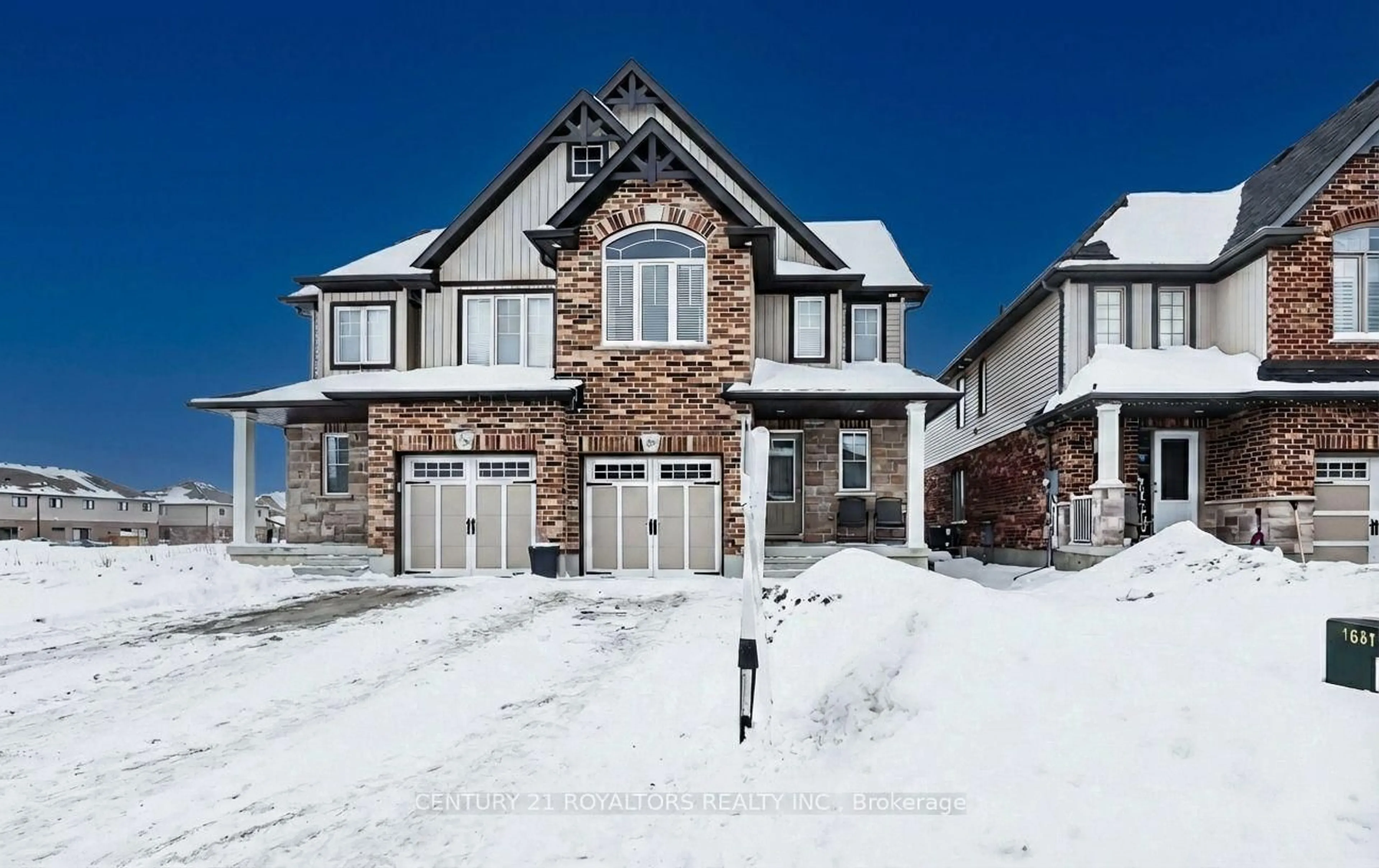 Home with brick exterior material, street for 1584 Dunkirk Ave, Woodstock Ontario N4T 0L1