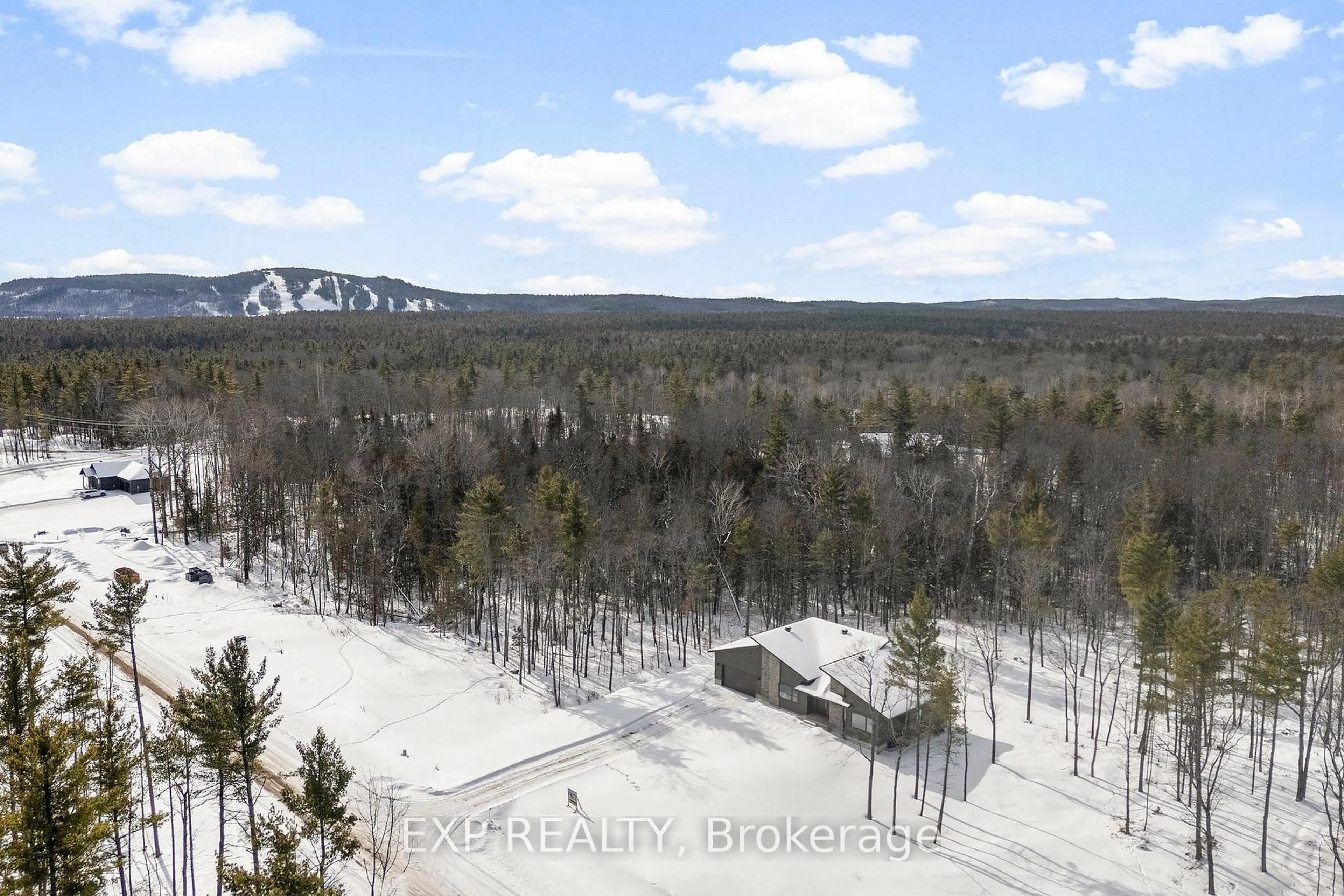 A pic from outside/outdoor area/front of a property/back of a property/a pic from drone, forest/trees view for 57 Longleaf Way, Calabogie Ontario K0J 1H0