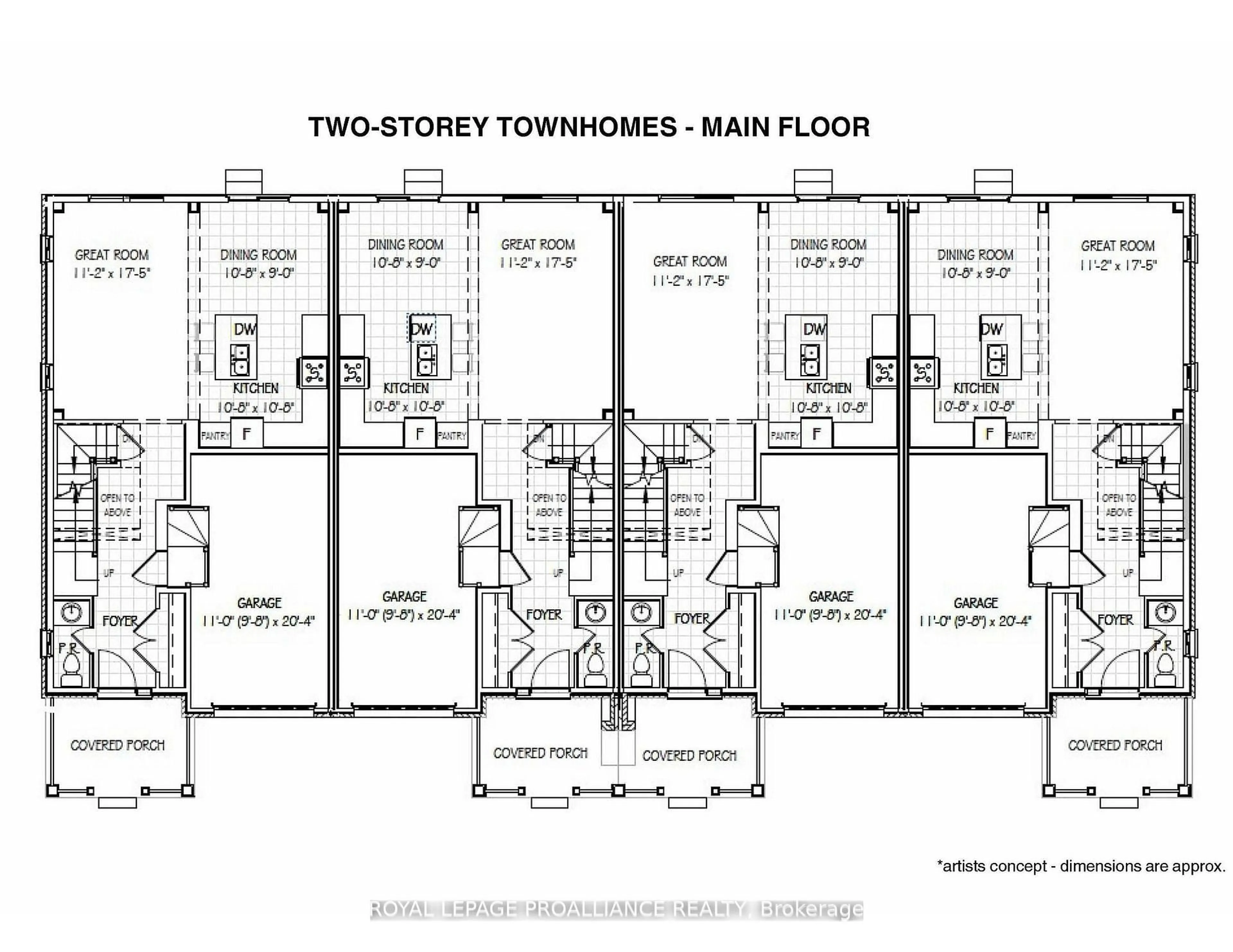 Floor plan for Blk 53 Drewery Rd #4, Cobourg Ontario K9A 3P5