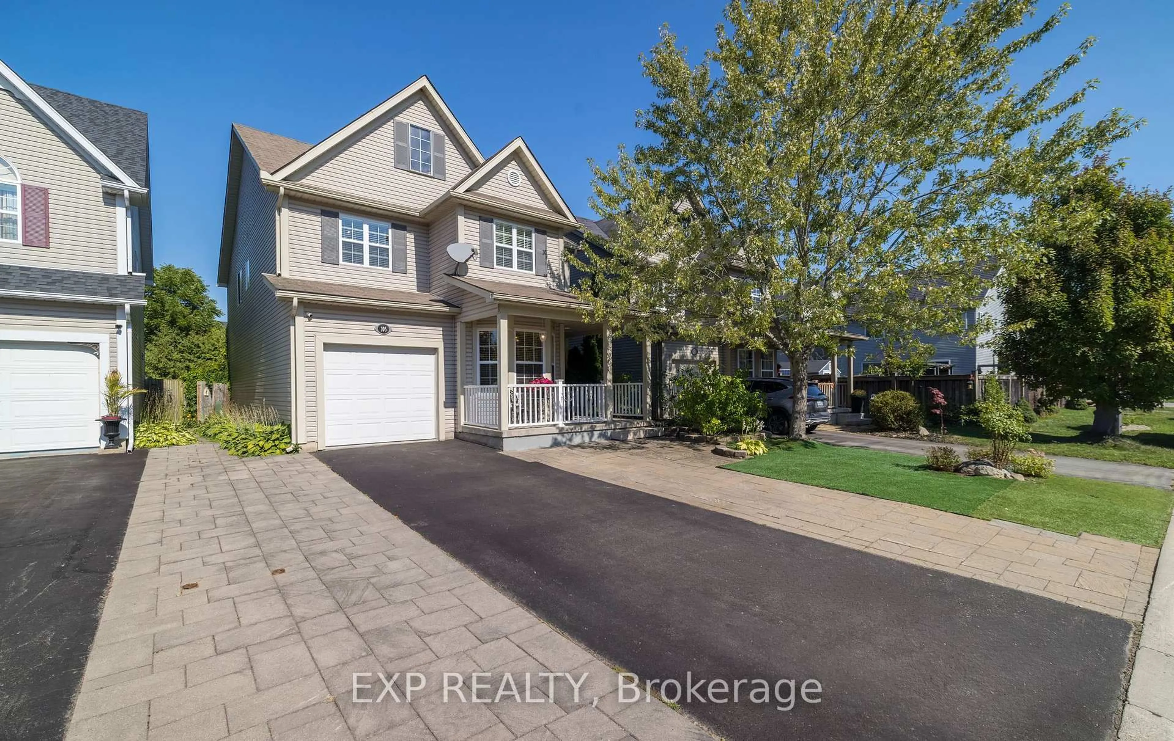 A pic from outside/outdoor area/front of a property/back of a property/a pic from drone, street for 105 Hampson Cres, Guelph/Eramosa Ontario N0B 2K0