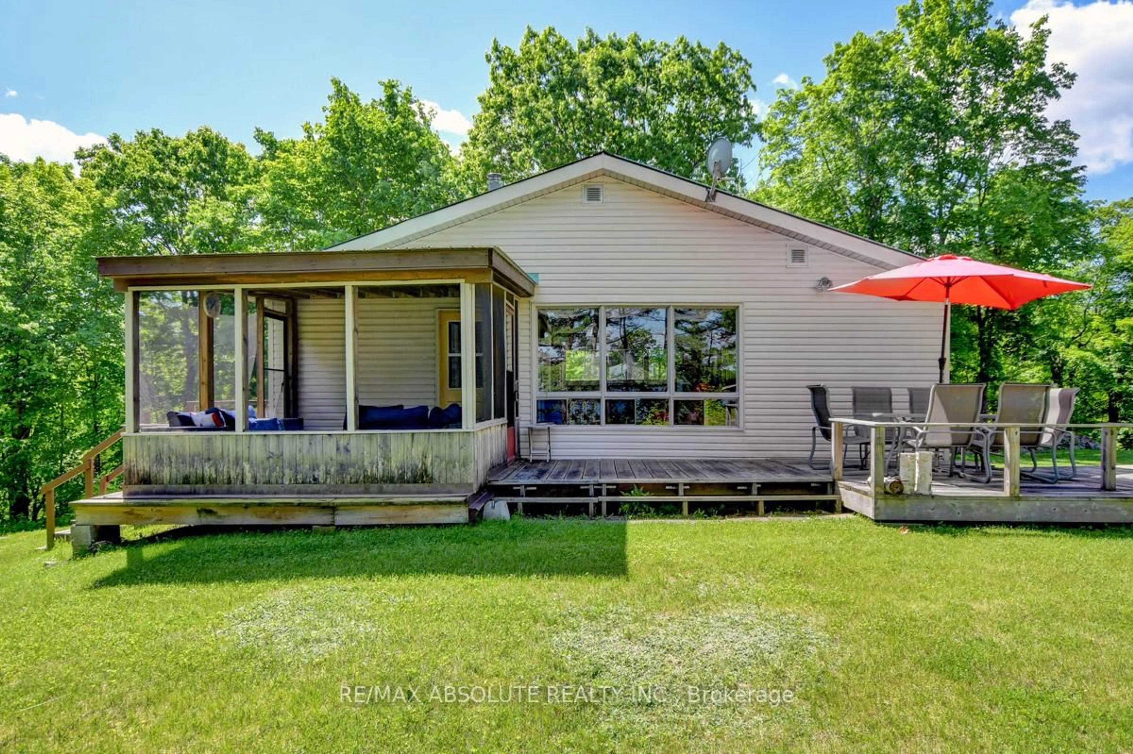 A pic from outside/outdoor area/front of a property/back of a property/a pic from drone, unknown for 3012 PIKE LAKE 16C Rte, Perth Ontario K7H 3C5