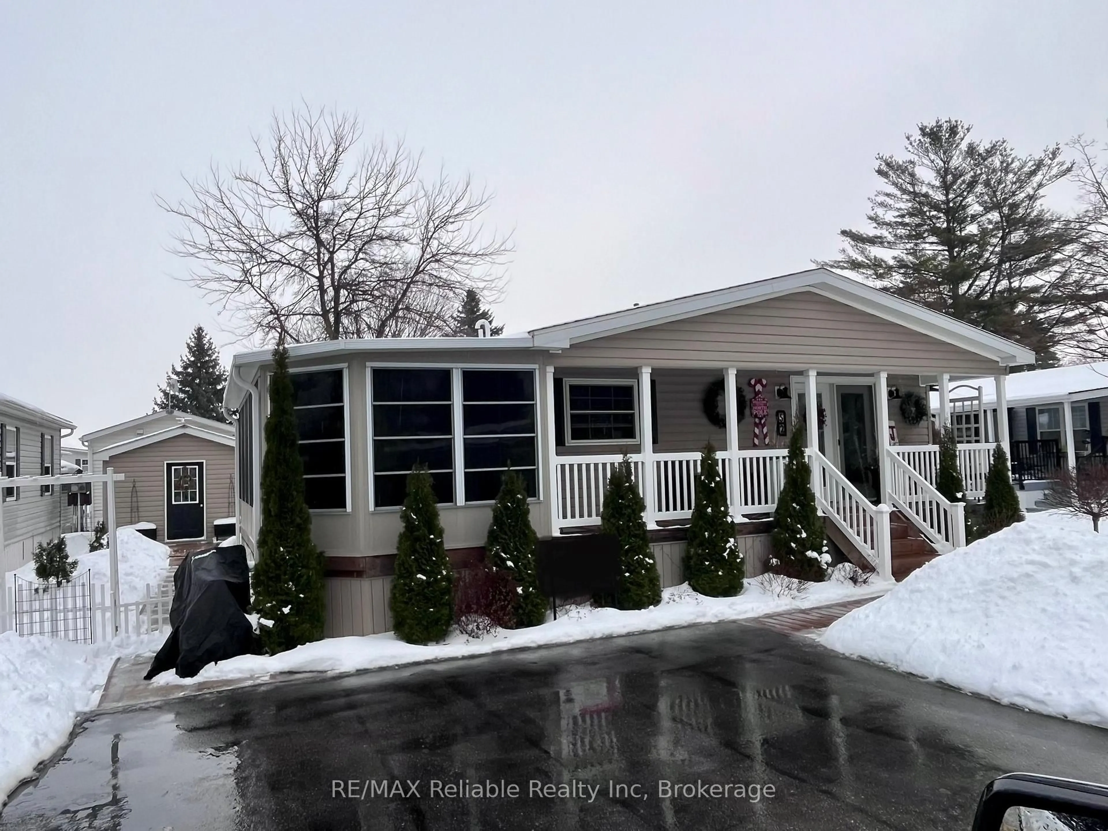 Home with vinyl exterior material, street for 52 Cherokee Lane, Ashfield-Colborne-Wawanosh Ontario N7A 3Y2