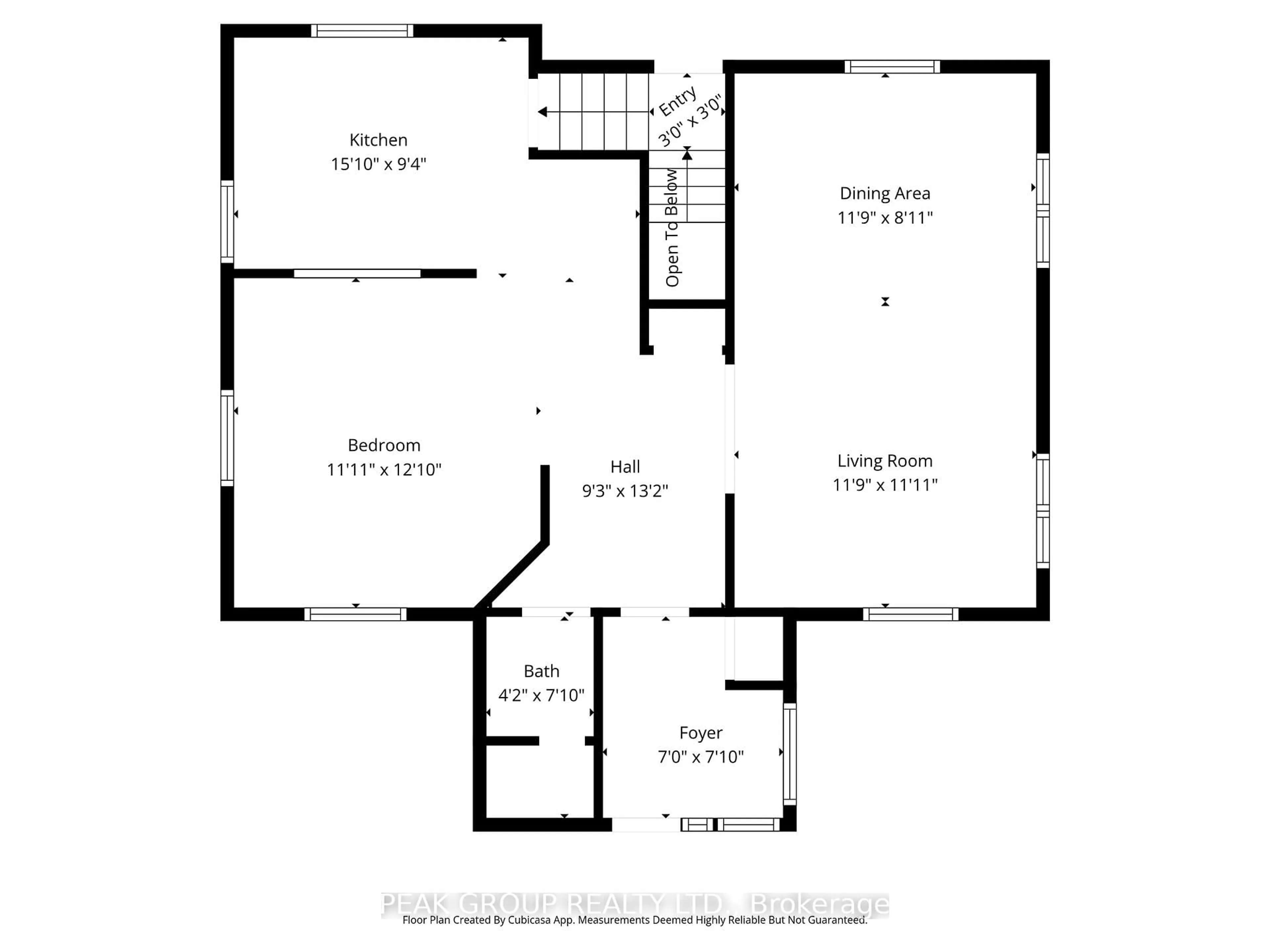 Floor plan for 4732 Ryerson Cres, Niagara Falls Ontario L2E 1E5