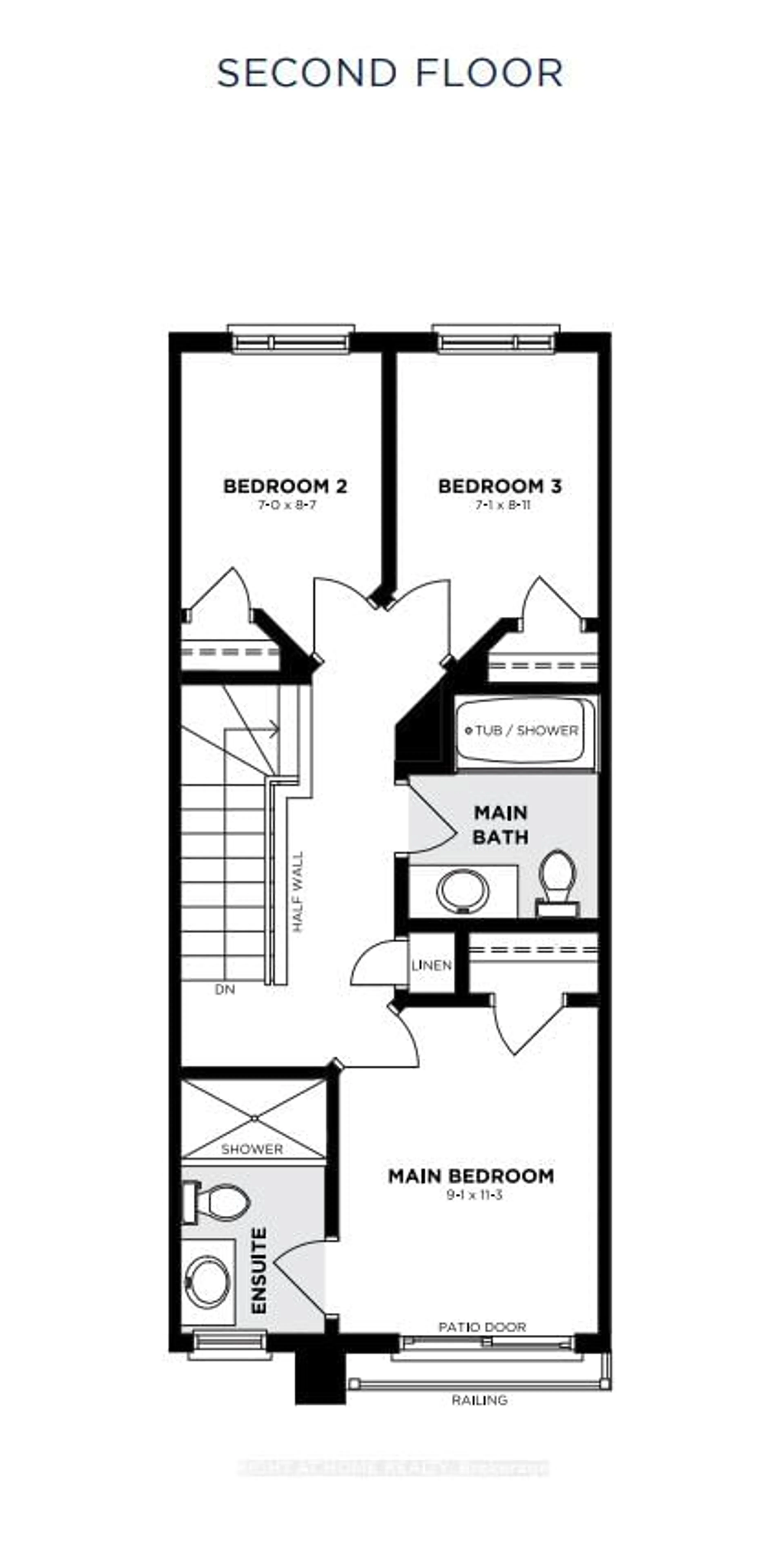 Floor plan for 4040 Mountain St #40, Lincoln Ontario L3J 2J6