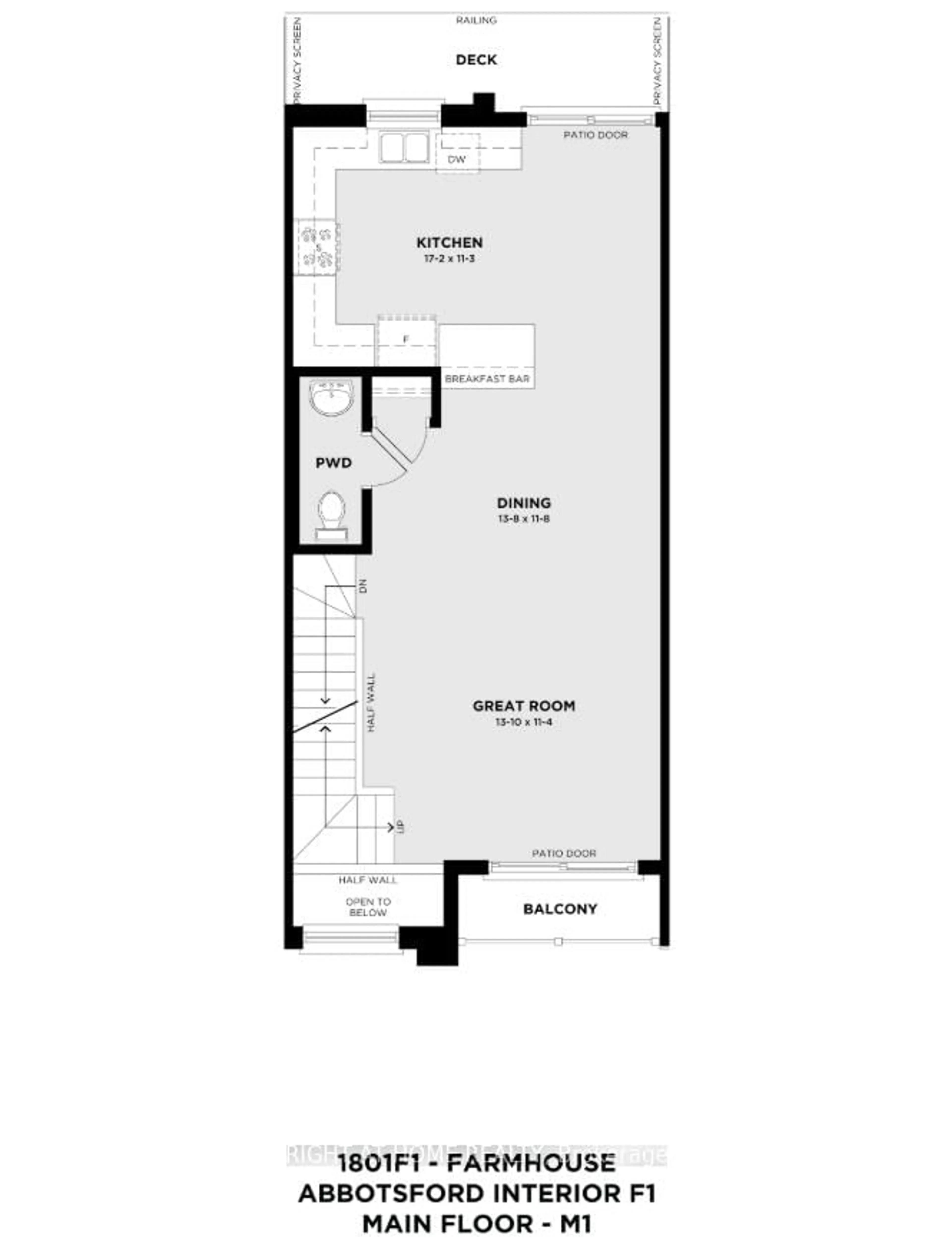 Floor plan for 4040 Mountain St #6, Lincoln Ontario L3J 0K9