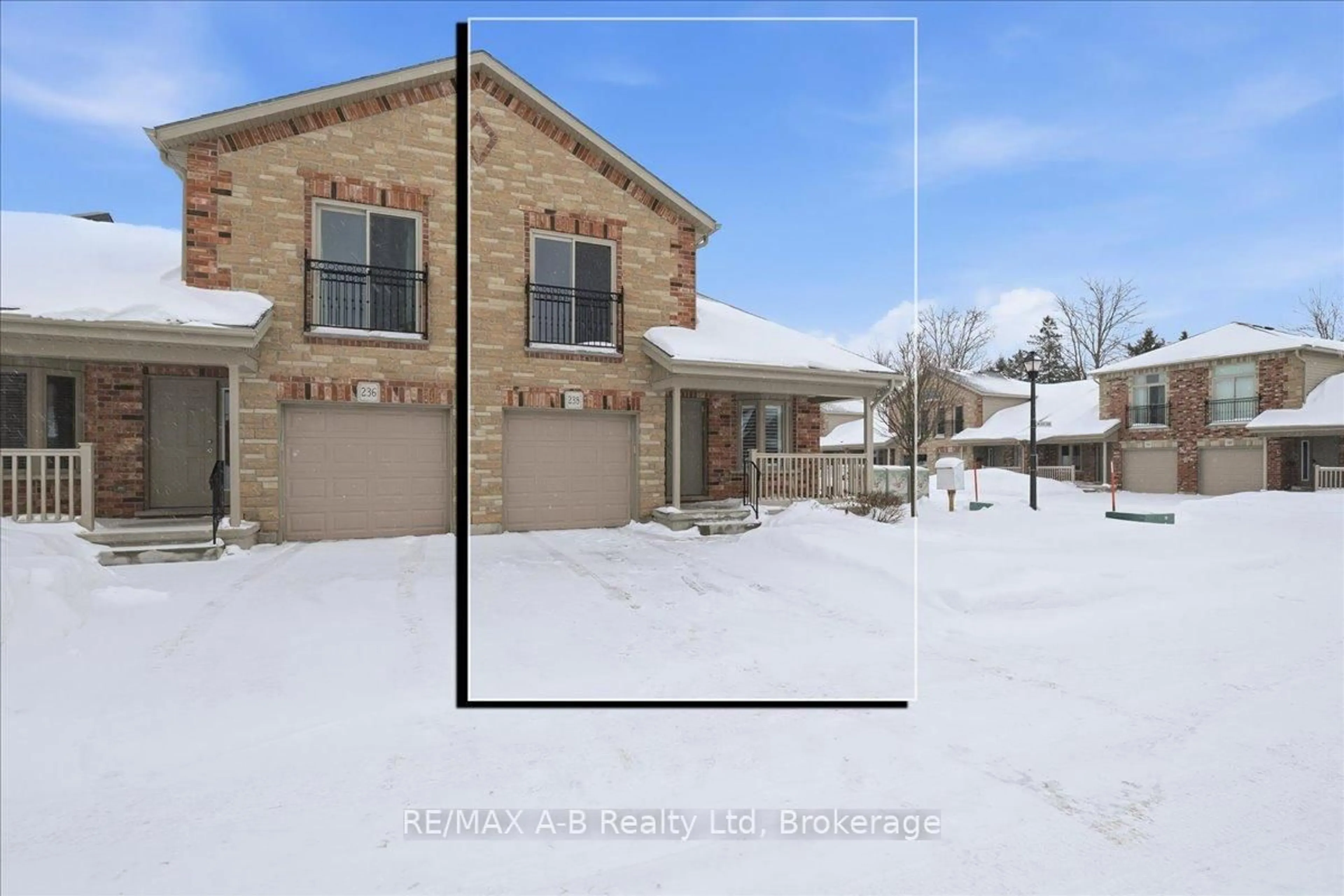 A pic from outside/outdoor area/front of a property/back of a property/a pic from drone, street for 50 GALT Rd #238, Stratford Ontario N5A 0B2