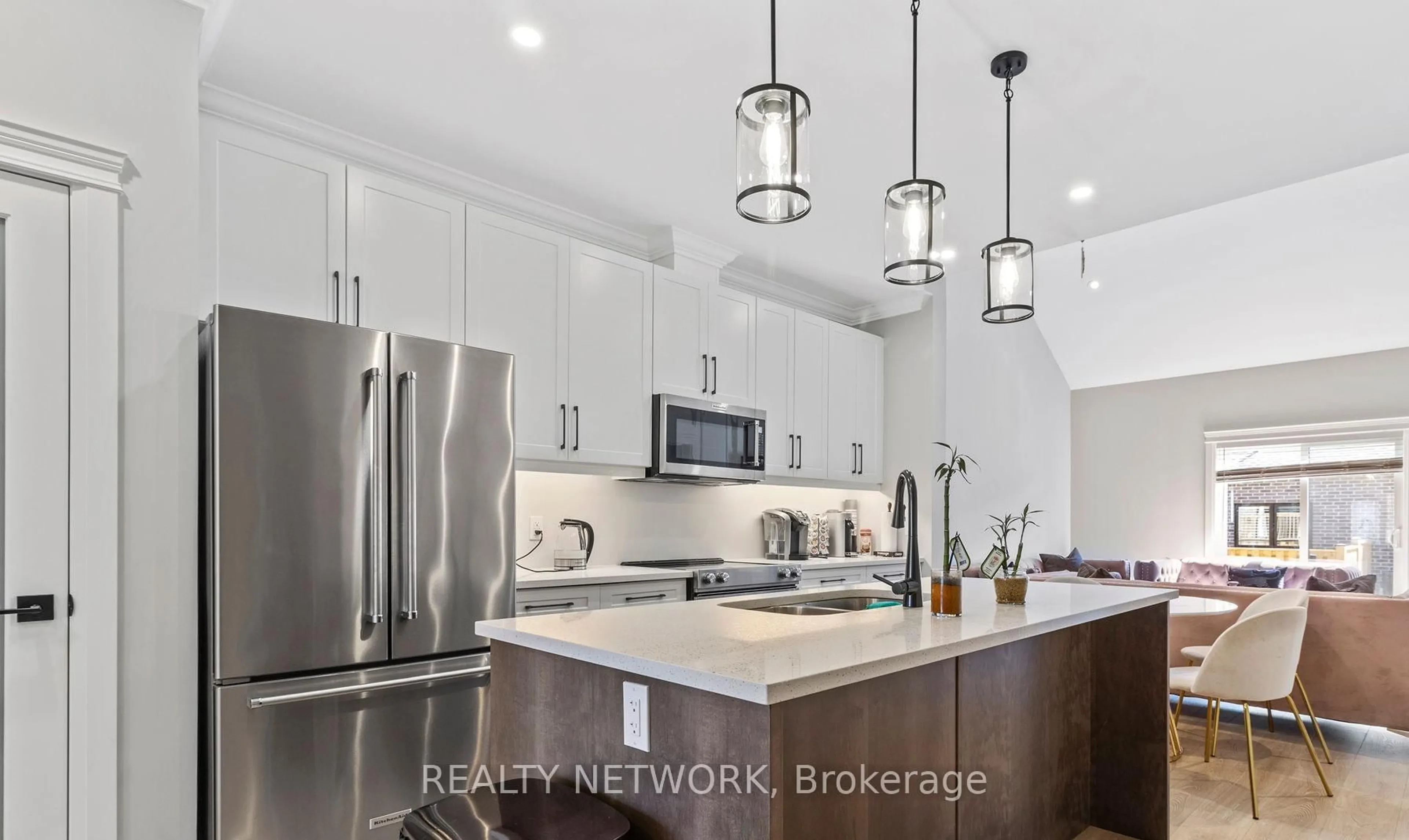 Open concept kitchen, ceramic/tile floor for 24 Tamarack Way, Norfolk Ontario N3Y 4Z6