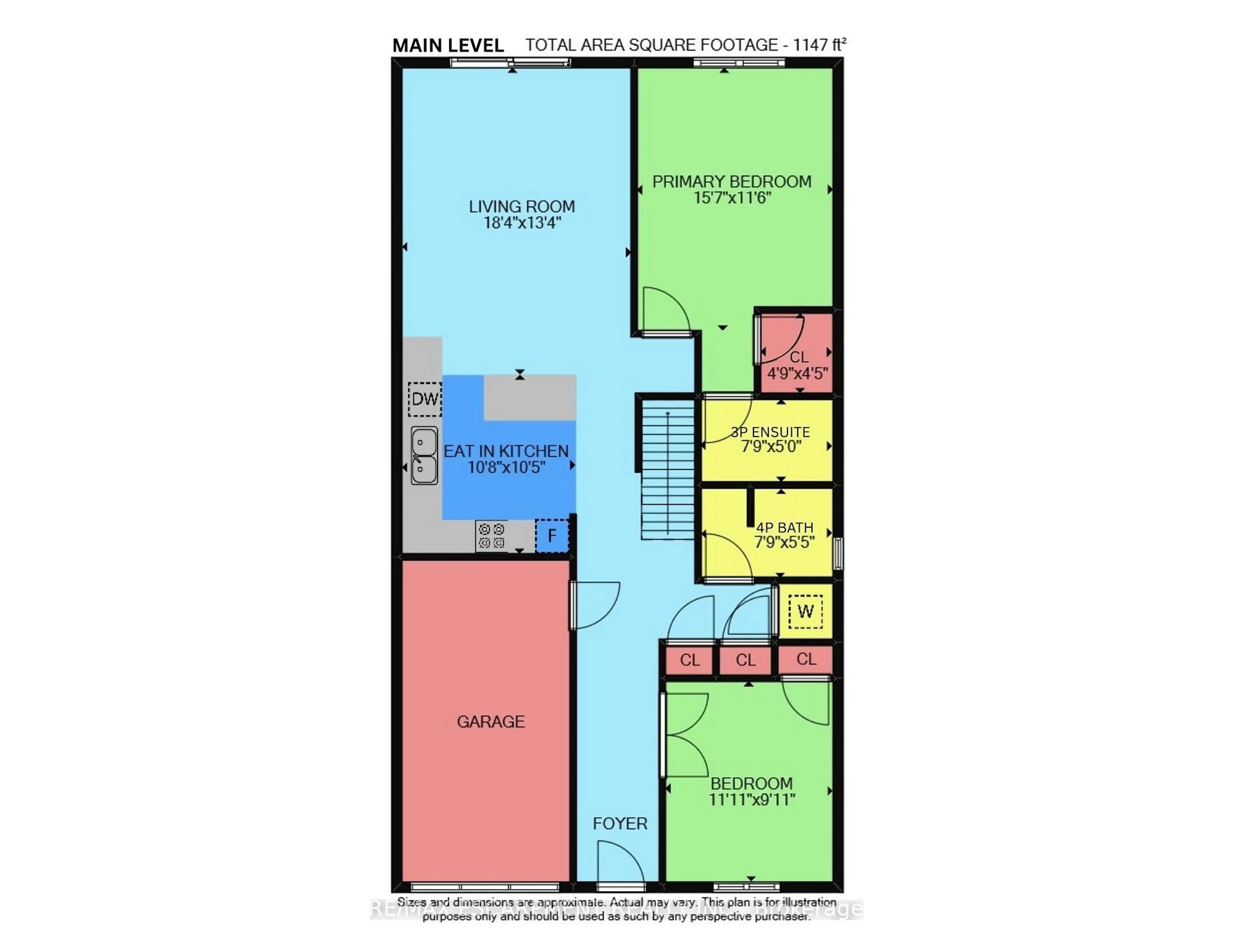 Floor plan for 9 Chicory Cres, St. Catharines Ontario L2R 0A6