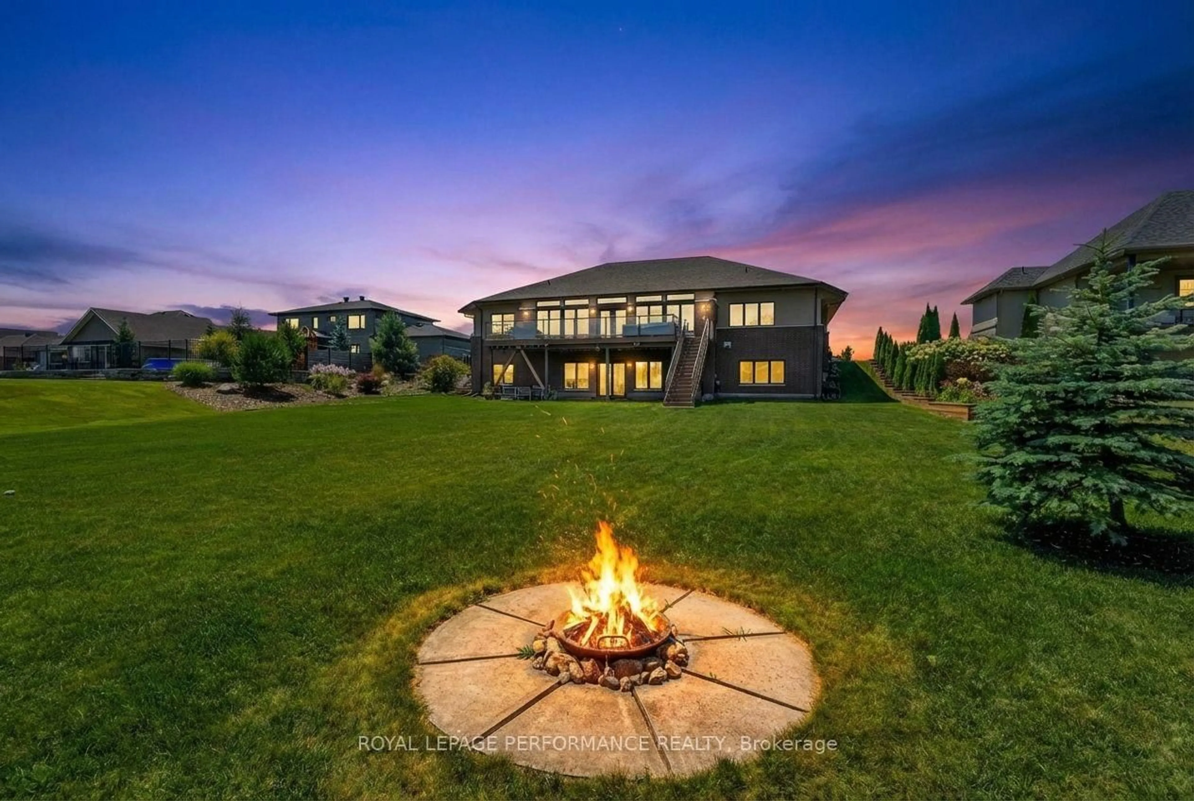 A pic from outside/outdoor area/front of a property/back of a property/a pic from drone, mountain view for 19 George Patrick Dr, South Stormont Ontario K0C 1P0