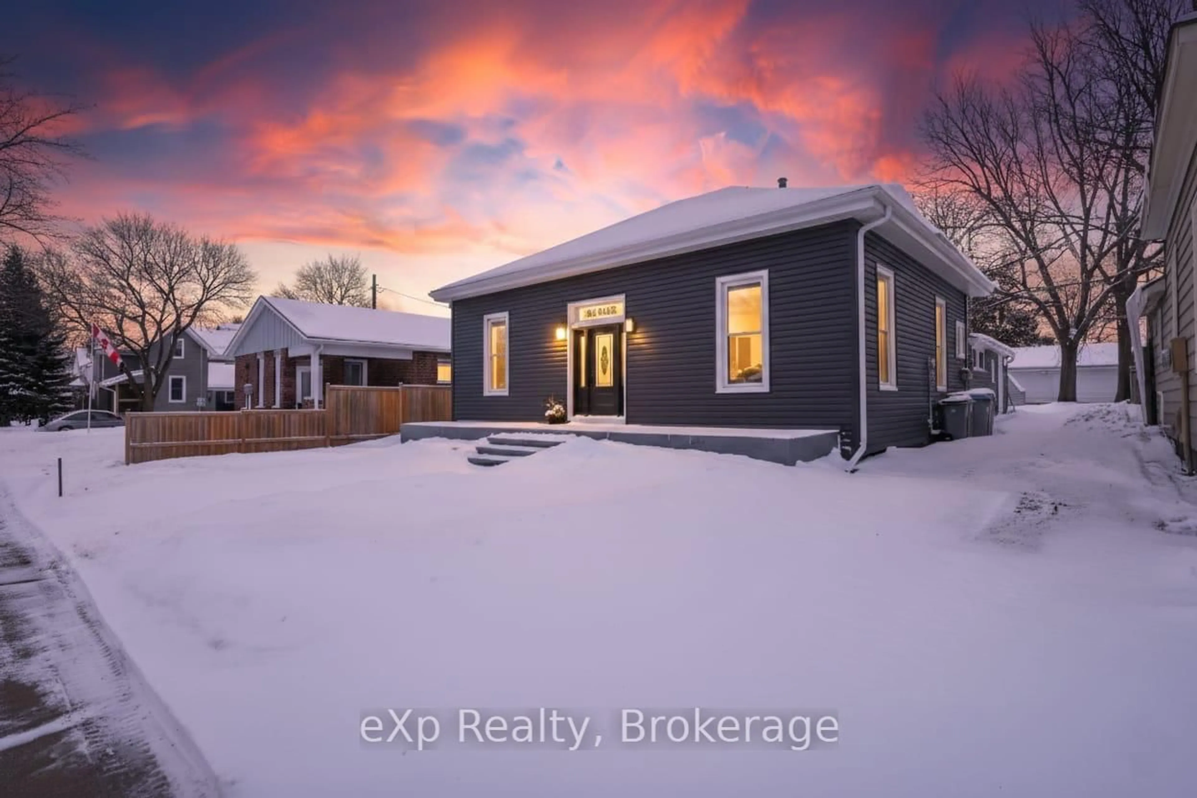 A pic from outside/outdoor area/front of a property/back of a property/a pic from drone, building for 70 Goderich St, Huron East Ontario N0K 1W0