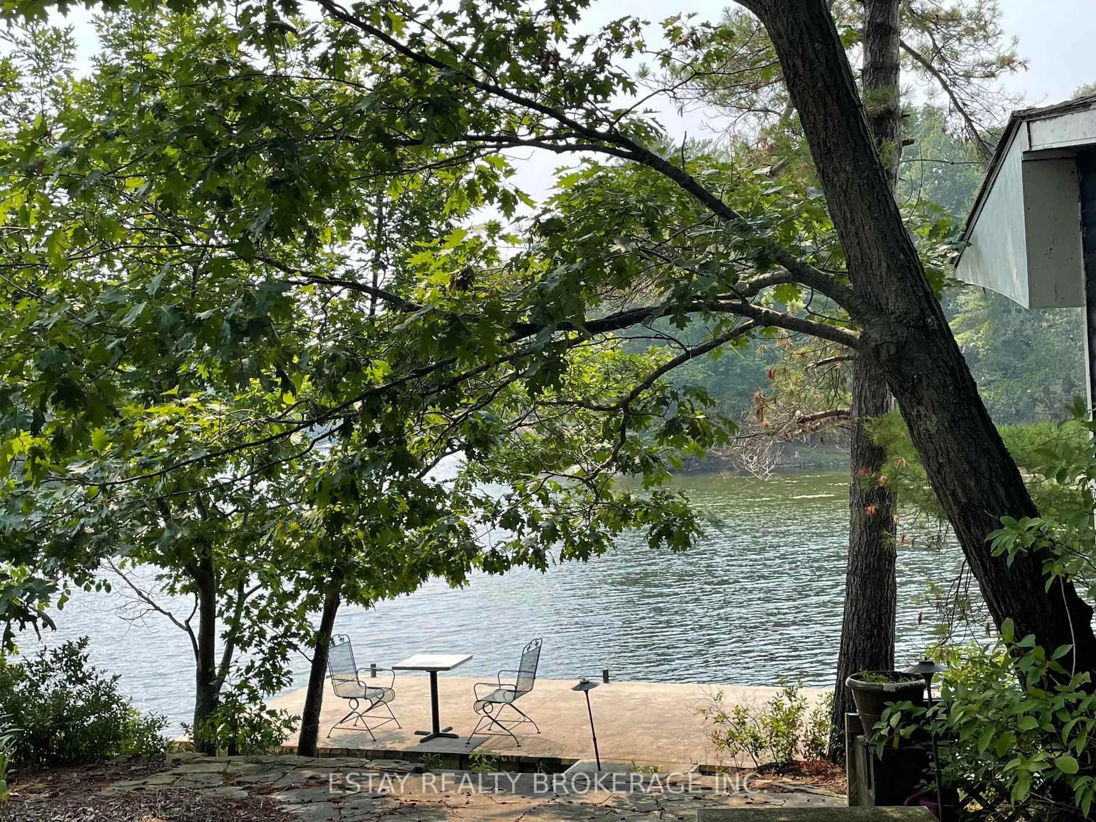 Patio, water/lake/river/ocean view for 1 Island 60, Lansdowne Ontario K0E 1L0