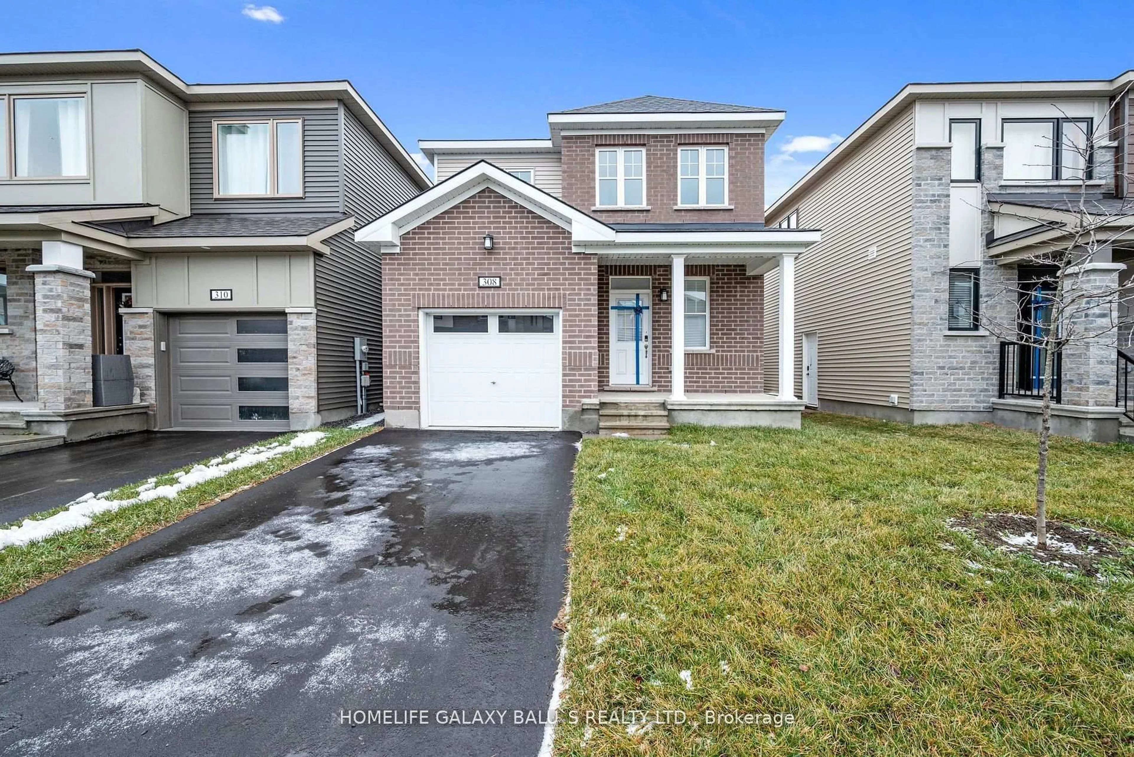 Home with brick exterior material, street for 308 Crossway Terr, Ottawa Ontario K2S 2Y8