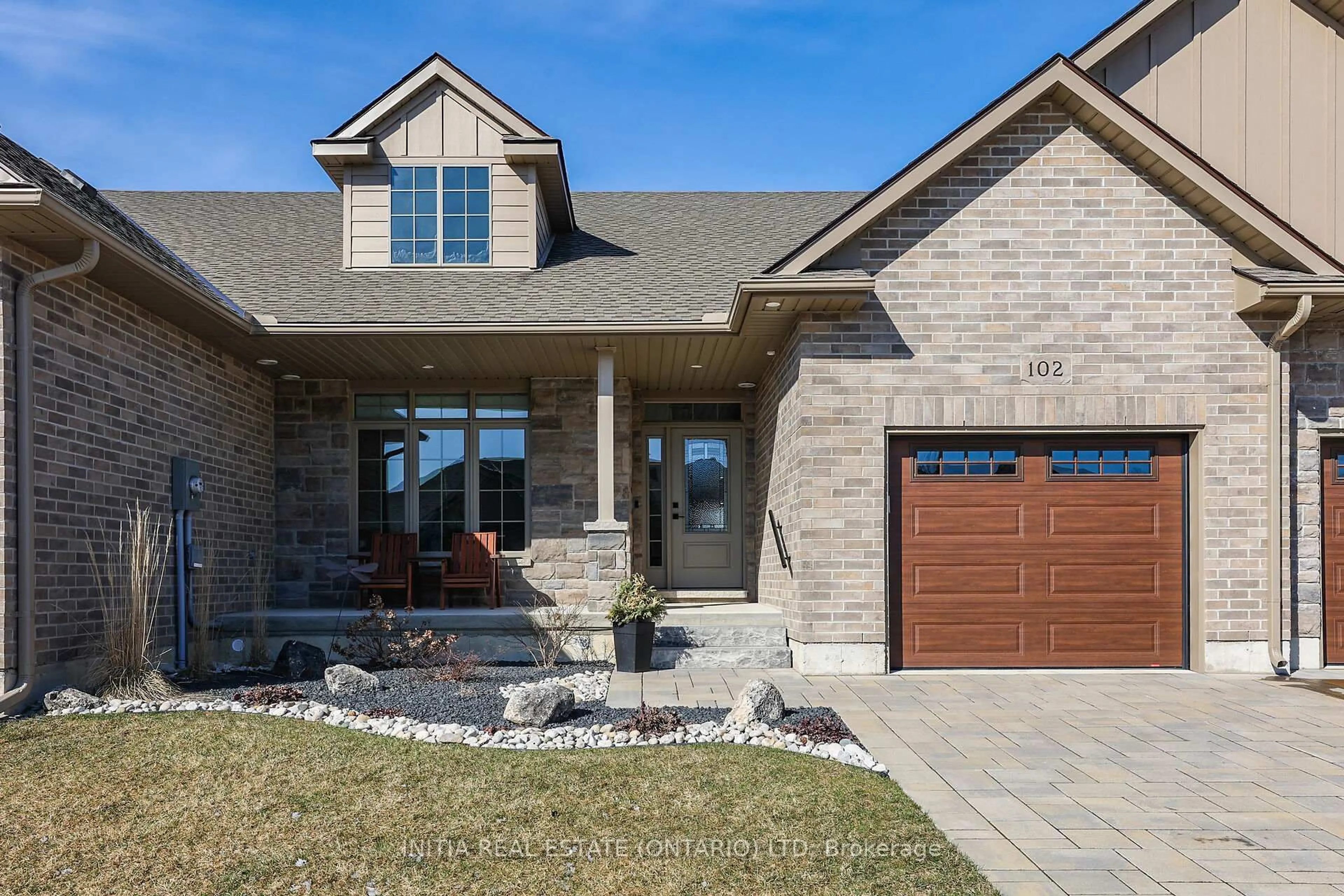 Home with brick exterior material, street for 102 Leneve St, Lambton Shores Ontario N0N 1J0