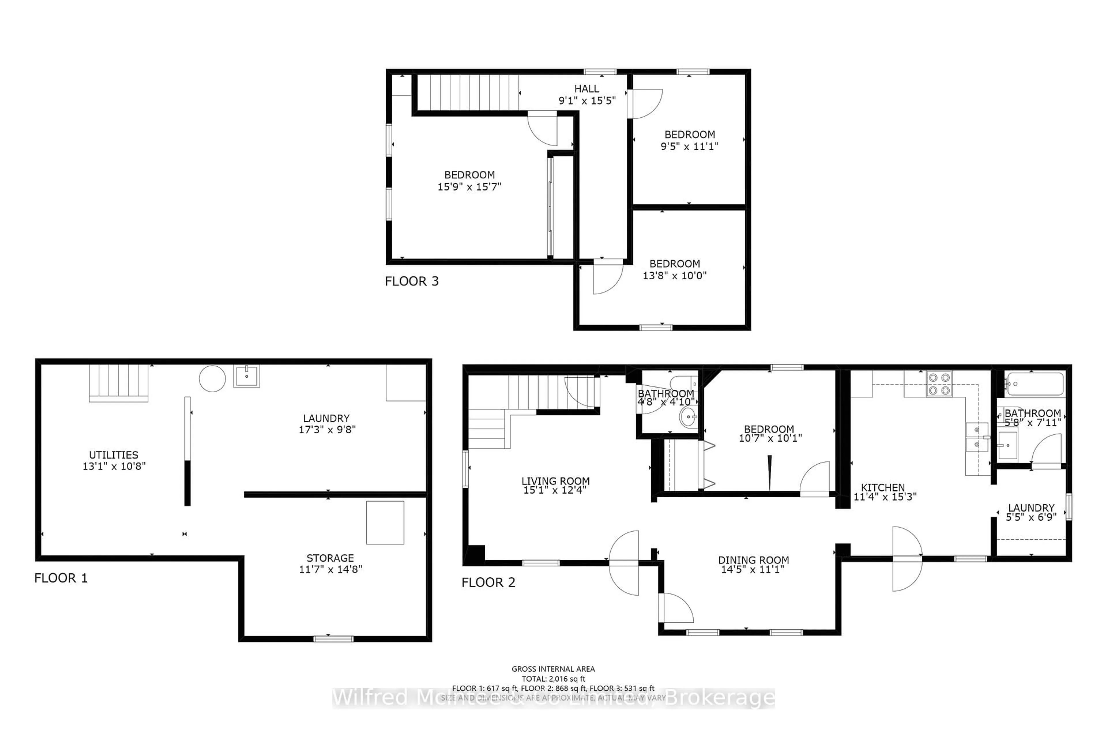 Floor plan for 401 Josephine St, North Huron Ontario N0G 2W0