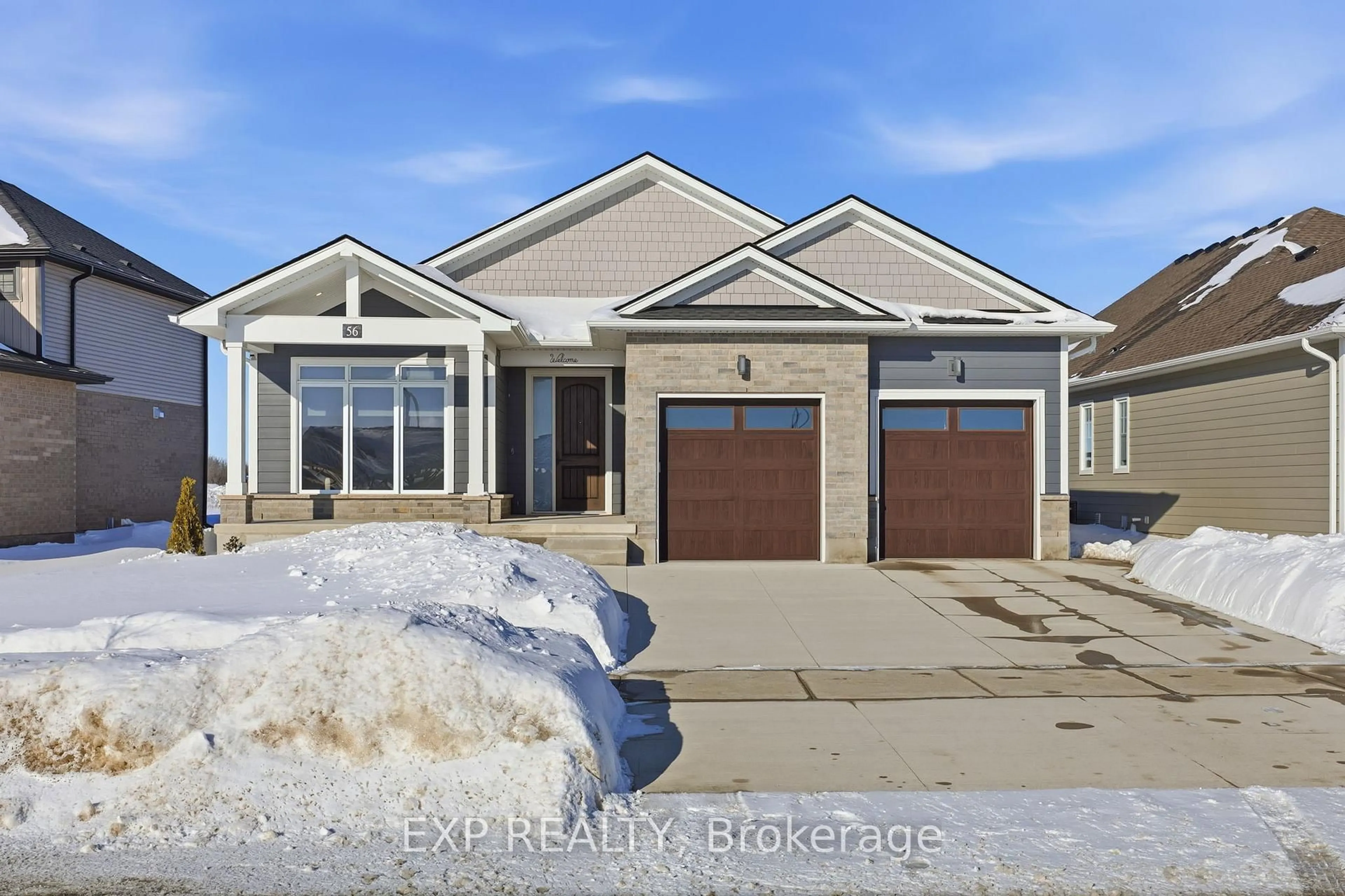 Home with brick exterior material, street for 56 Optimist Dr, Southwold Ontario N5P 0G4