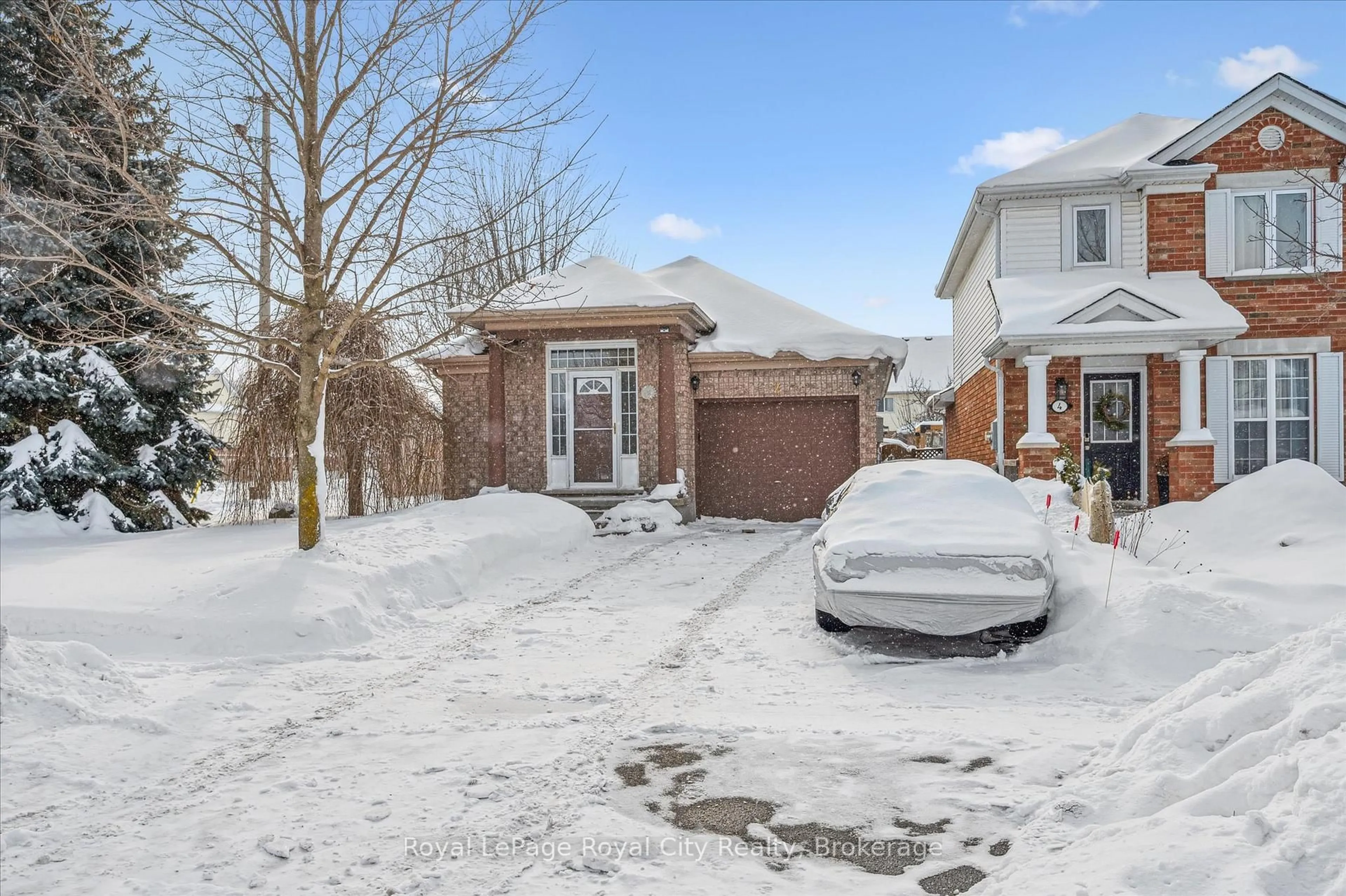 A pic from outside/outdoor area/front of a property/back of a property/a pic from drone, street for 2 Buckthorn Cres, Guelph Ontario N1E 7C2