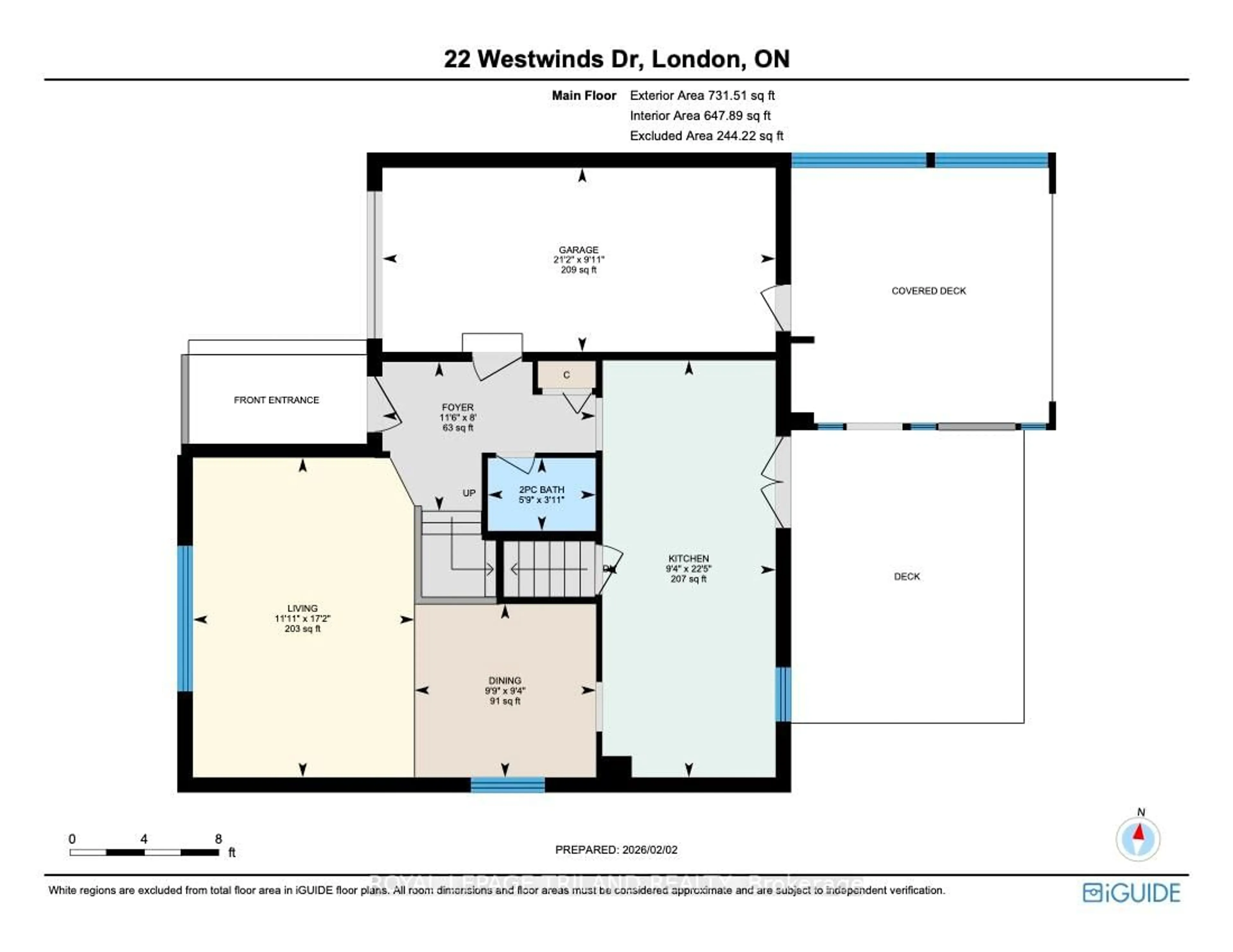 Floor plan for 22 Westwinds Dr, London South Ontario N6C 5M4