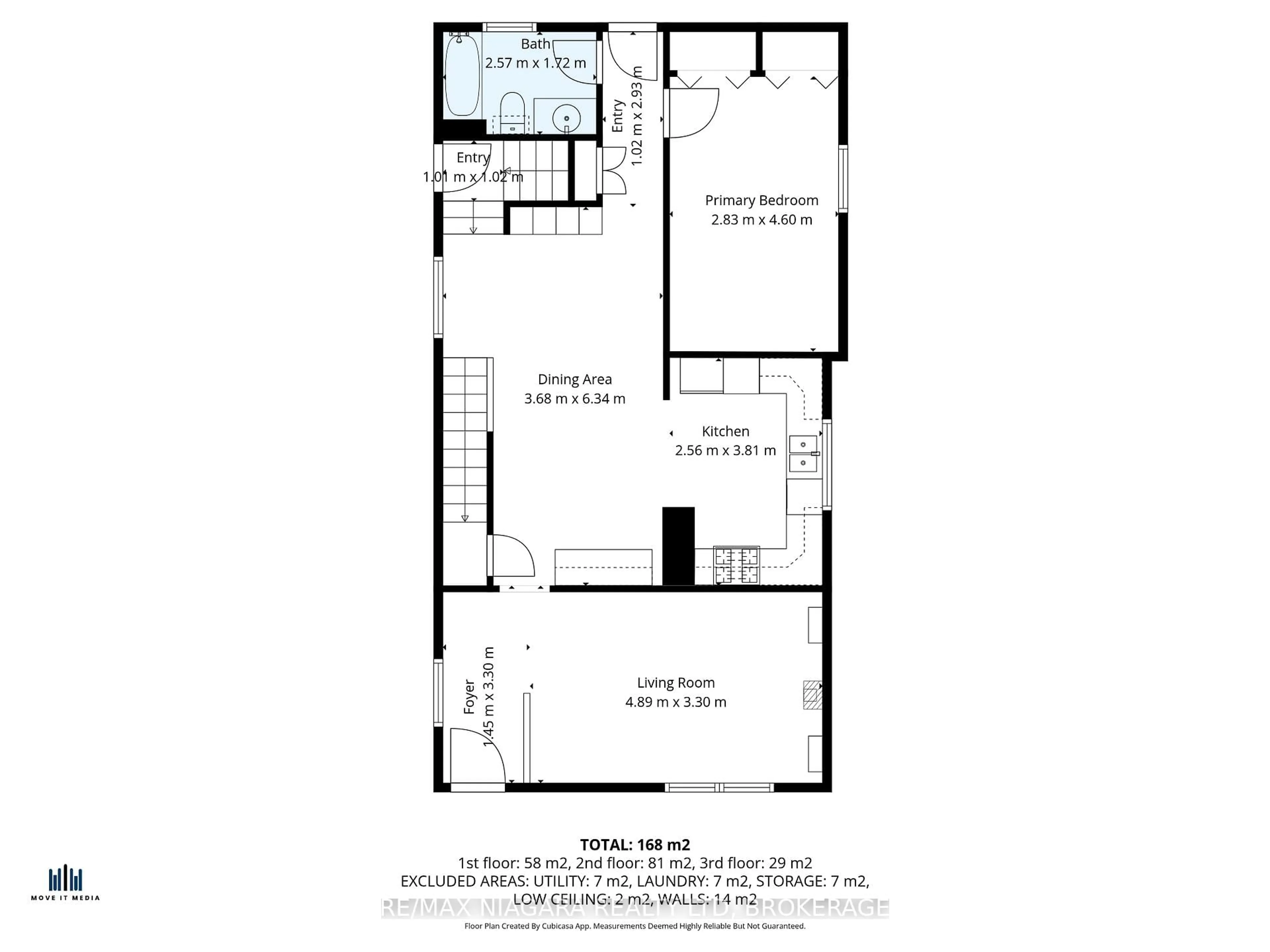 Floor plan for 11 Cleveland St, Thorold Ontario L2V 3K3