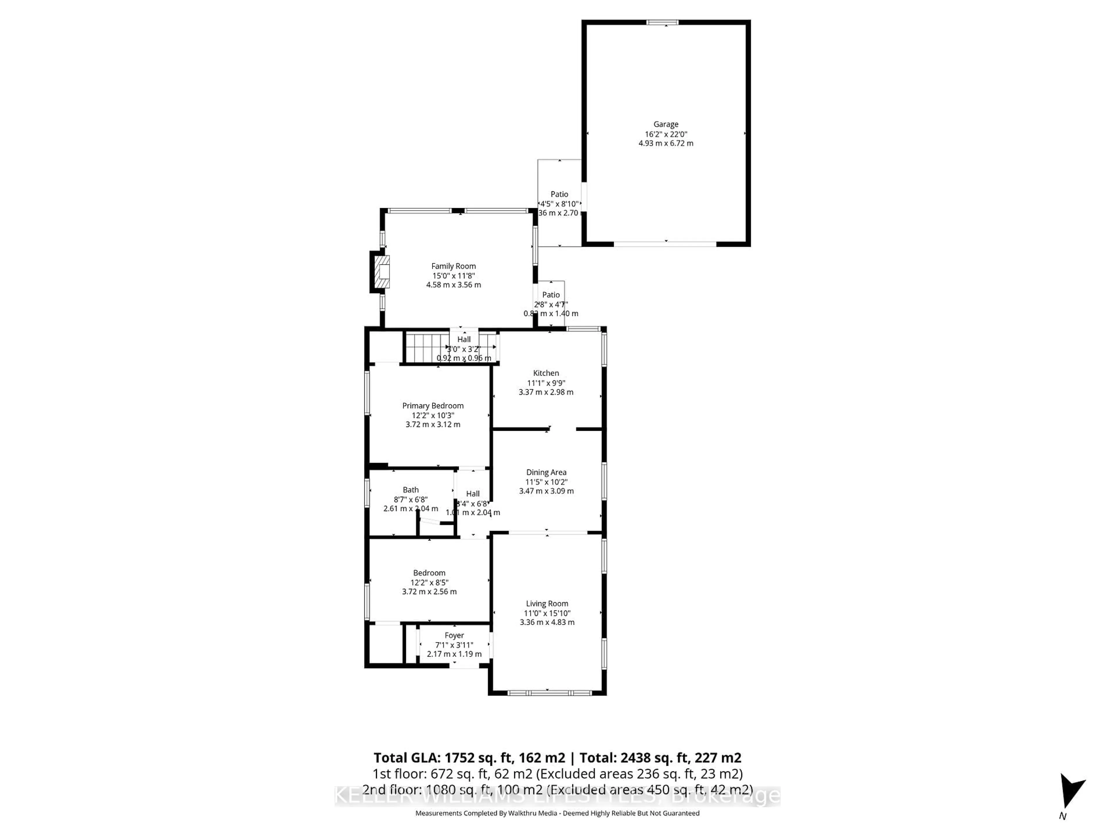Floor plan for 15 DOULTON St, London East Ontario N5W 2P6