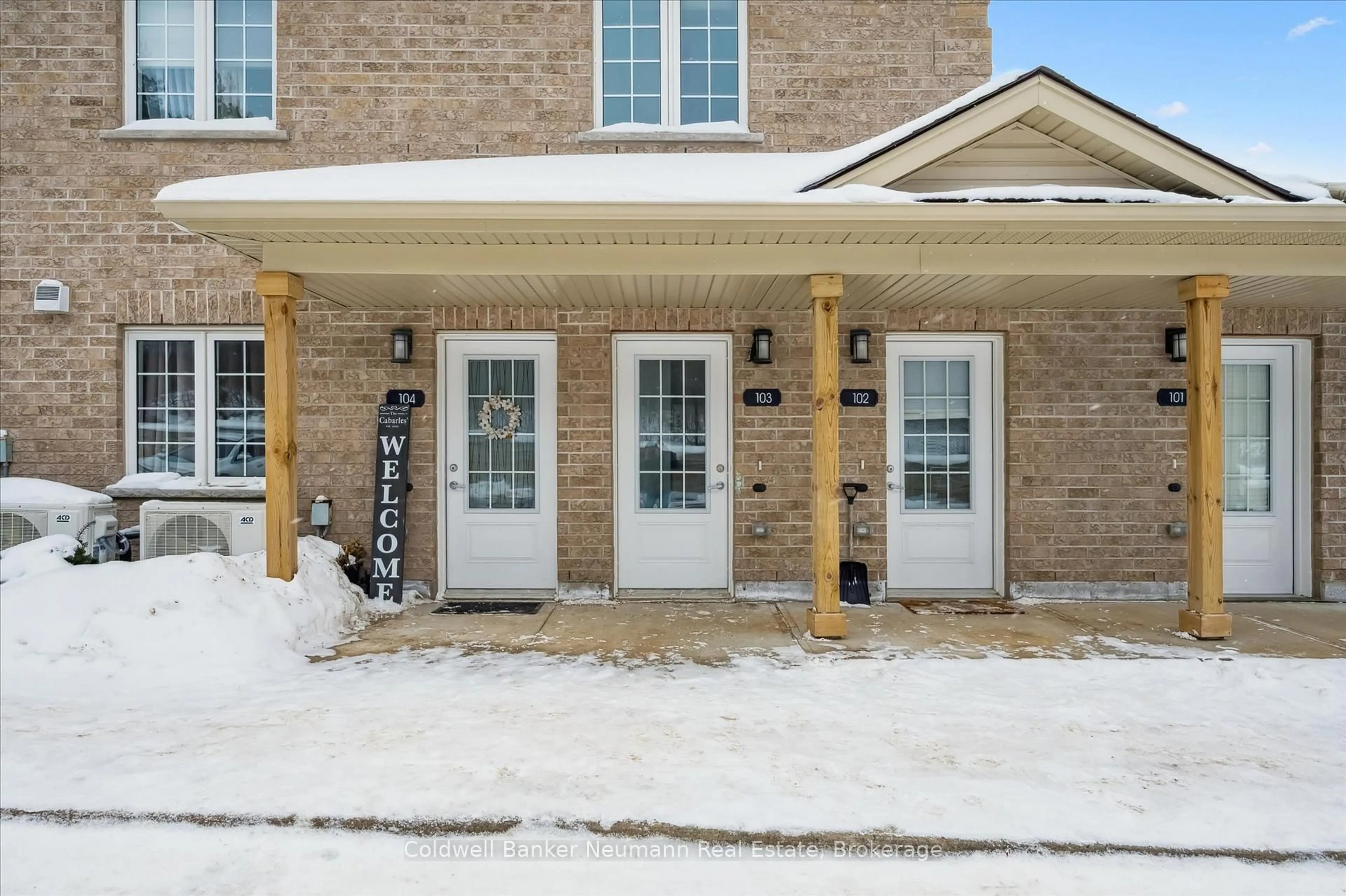 Home with brick exterior material, street for 5 Cityview Dr #103, Guelph Ontario N1E 0R1