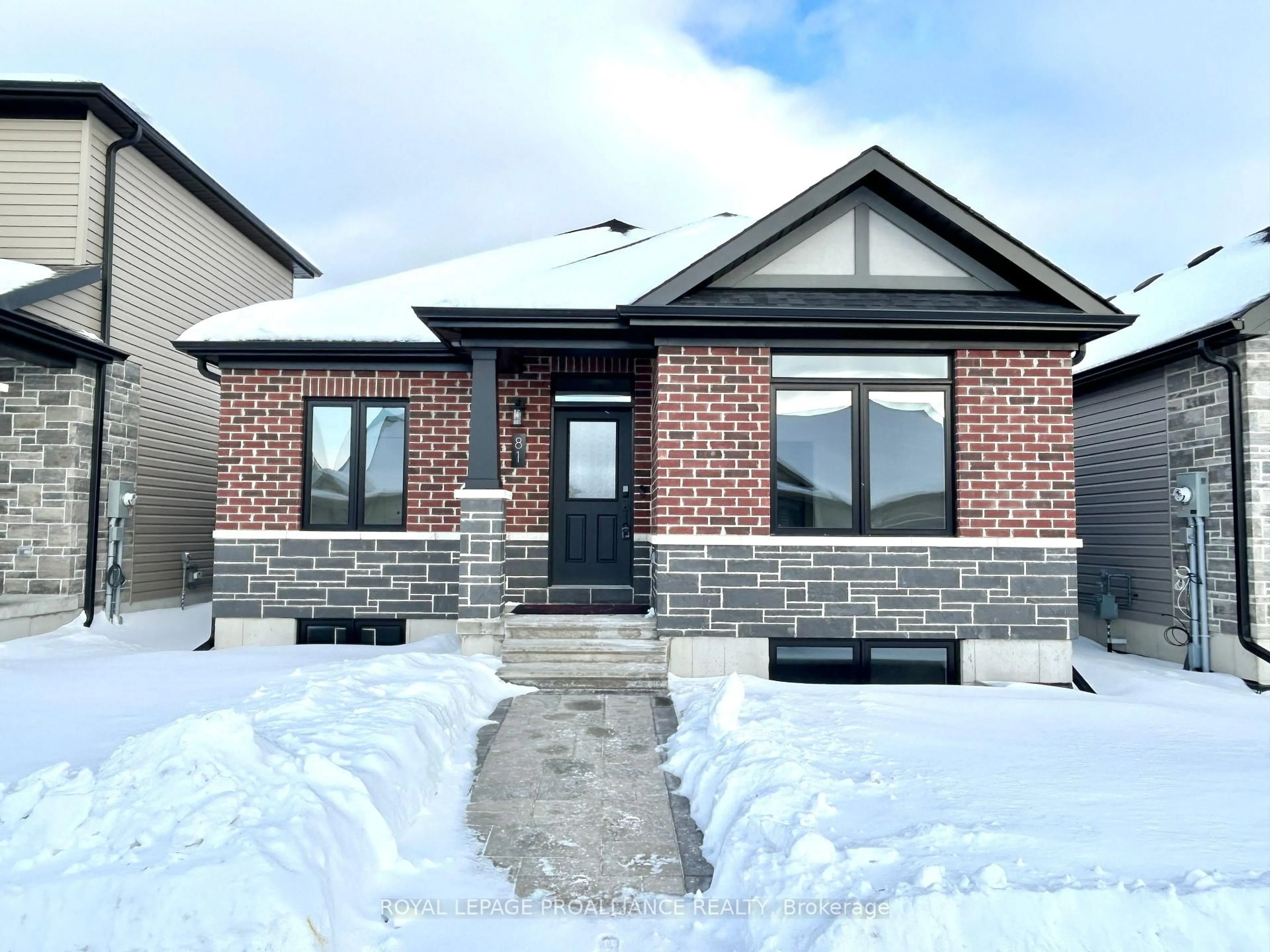 Home with brick exterior material, street for 81 Athabaska Dr, Belleville Ontario K8N 0T1