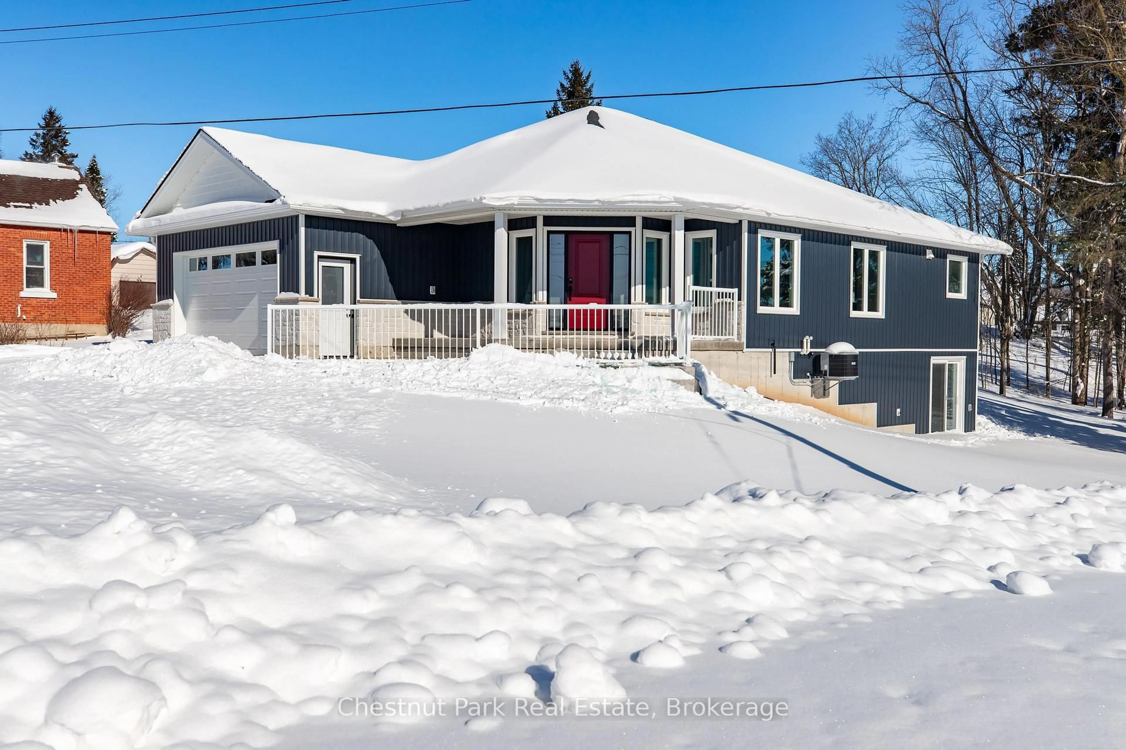 Home with vinyl exterior material, street for 307 1st Ave, Arran-Elderslie Ontario N0G 1L0