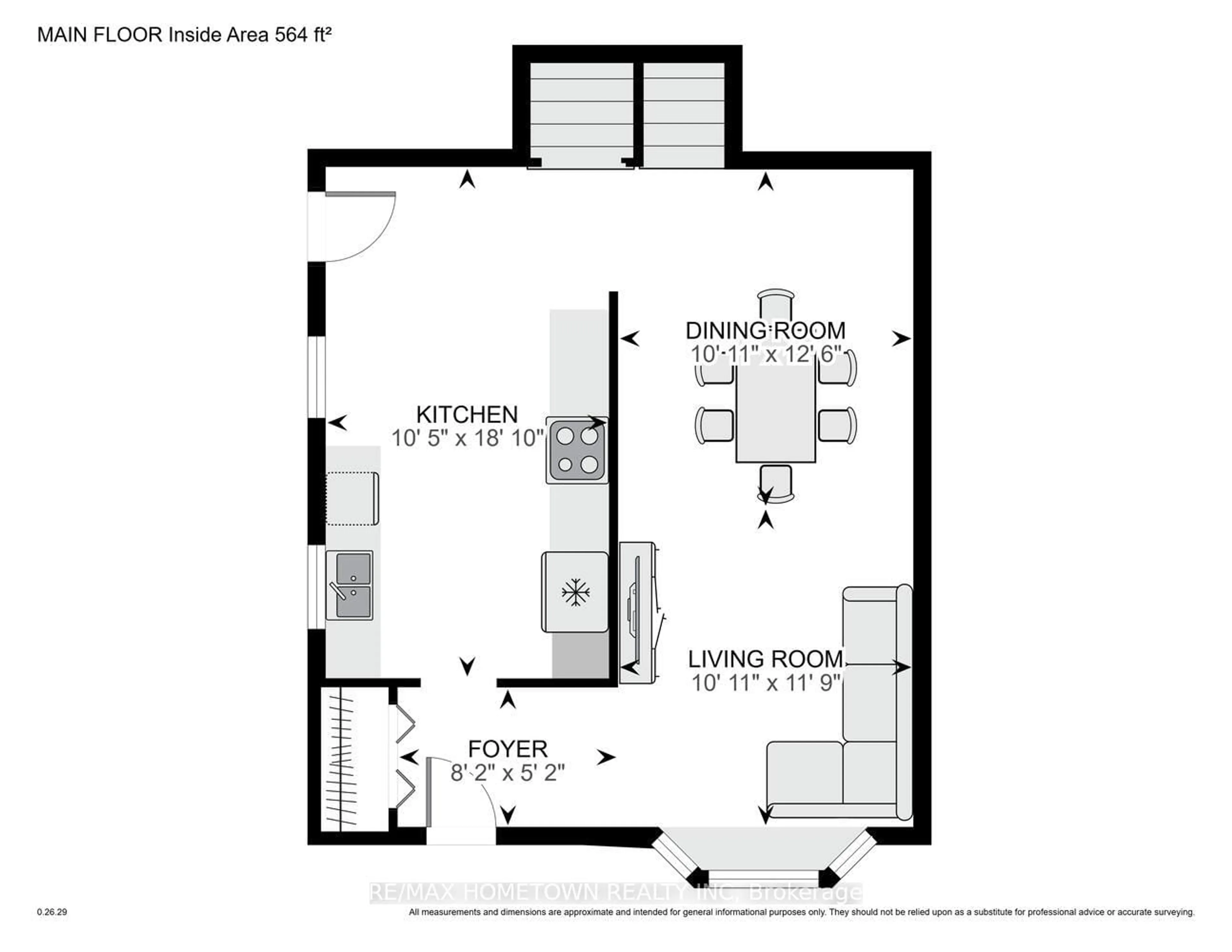 Floor plan for 93 Windsor Dr, Brockville Ontario K6V 3H7