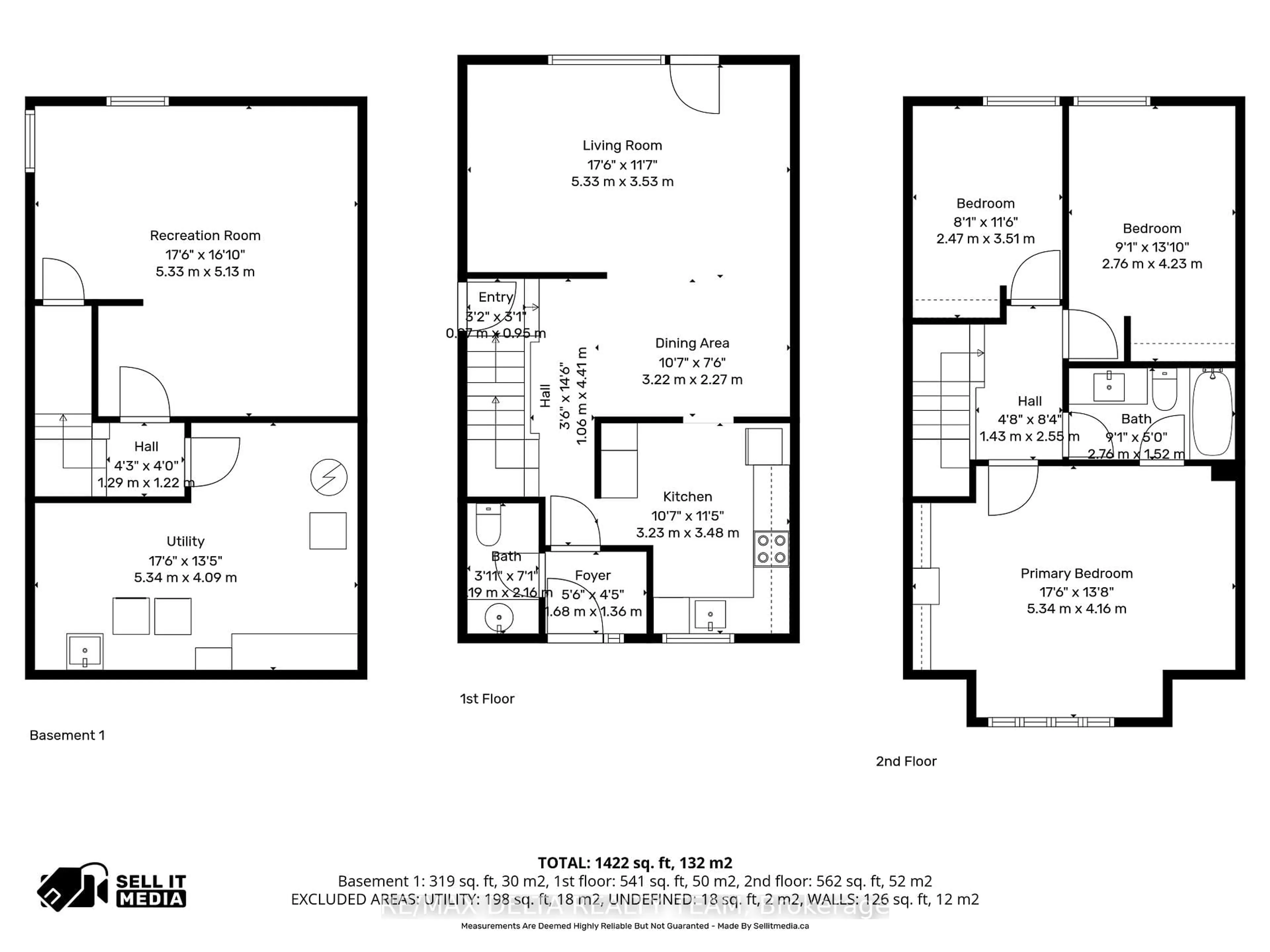 Floor plan for 7877 Jeanne D'arc Blvd, Orleans Ontario K1C 2J1