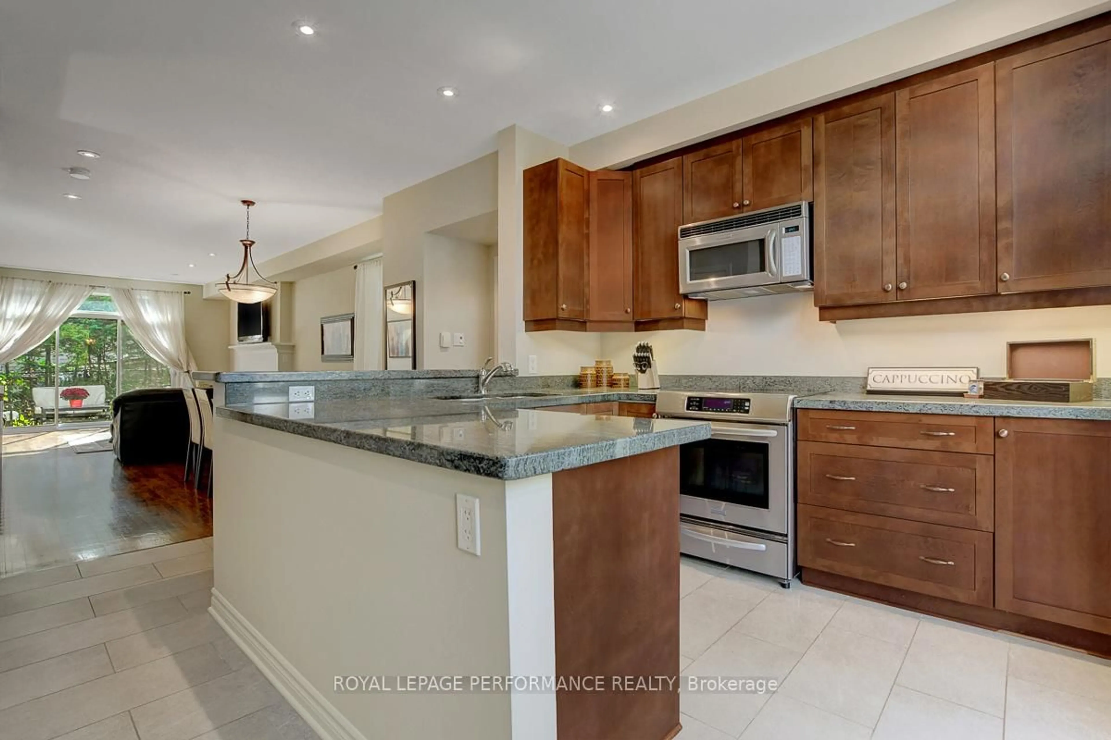 Open concept kitchen, ceramic/tile floor for 318 Iona St, Ottawa Ontario K1Z 7B9