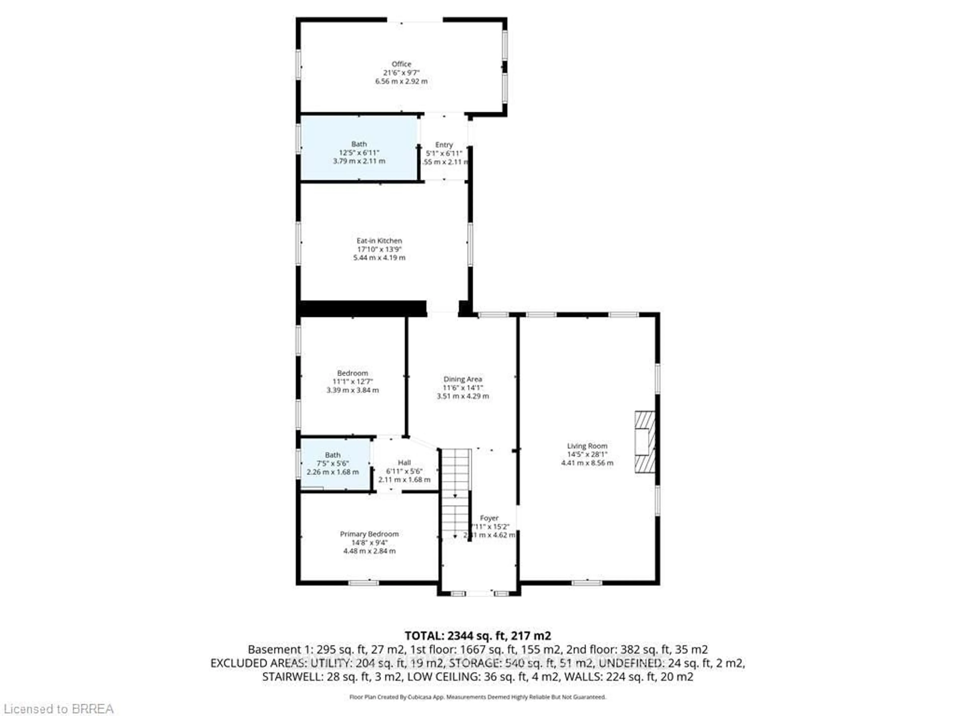 Floor plan for 899 Keg Lane, Brant Ontario N3L 3E2