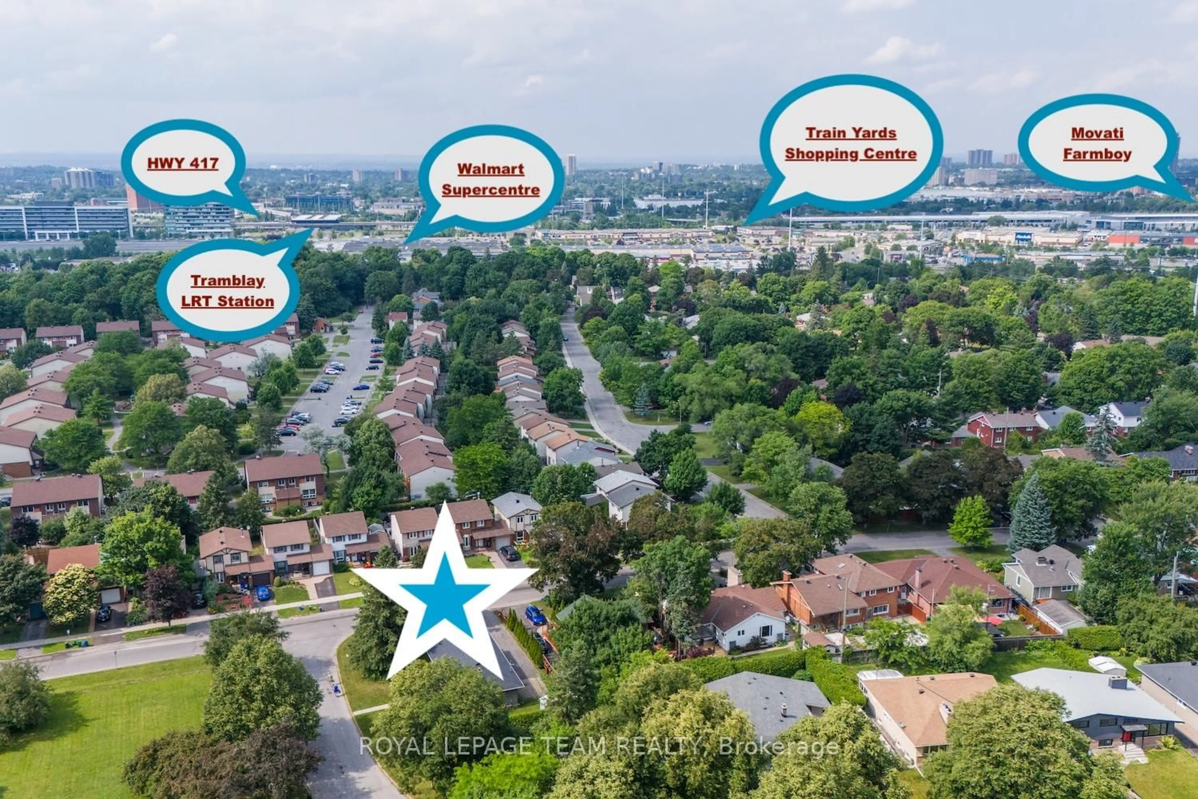 A pic from outside/outdoor area/front of a property/back of a property/a pic from drone, street for 467-469 Braydon Ave, Ottawa Ontario K1G 0W7