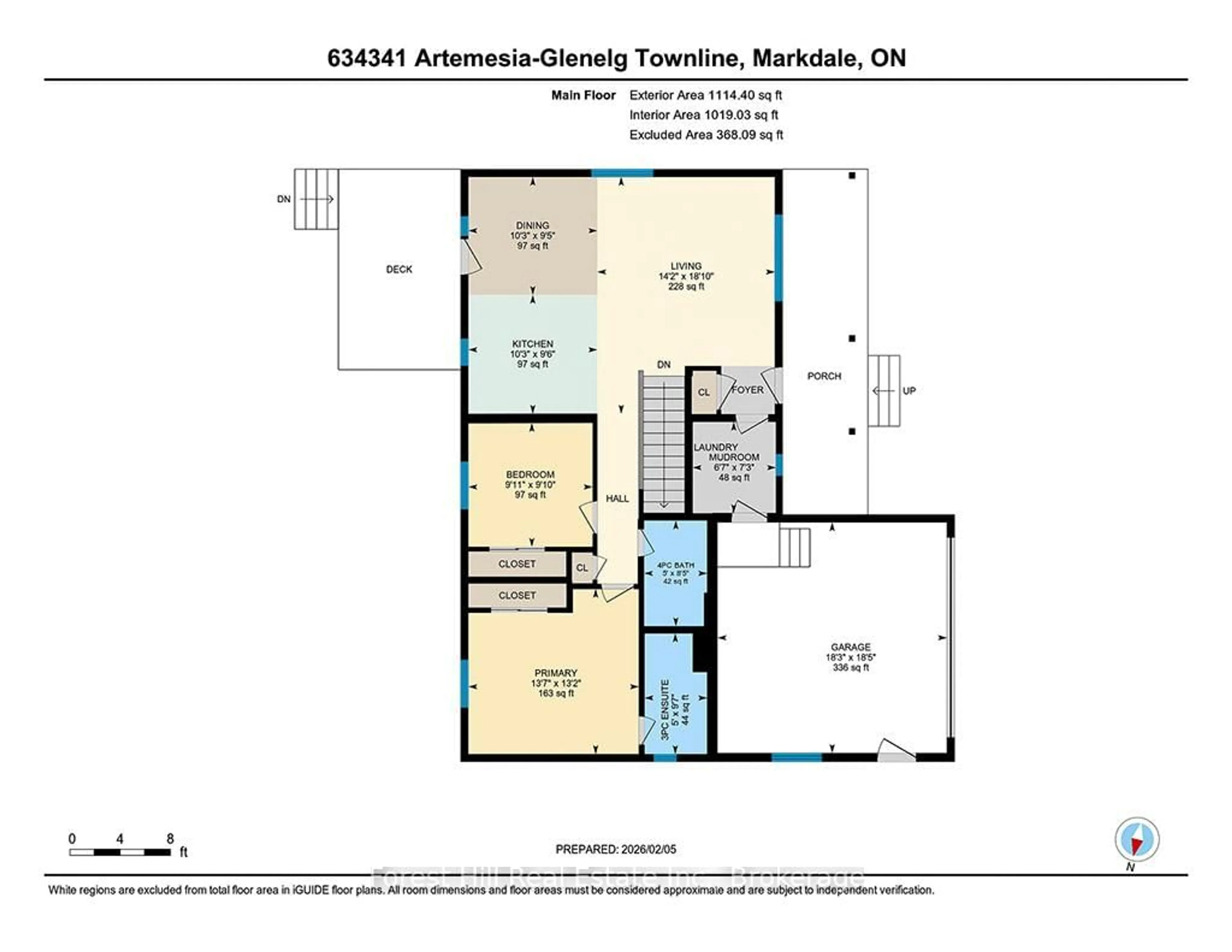 Floor plan for 634341 Artemesia Glenelg Townline, Grey Highlands Ontario N0C 1H0