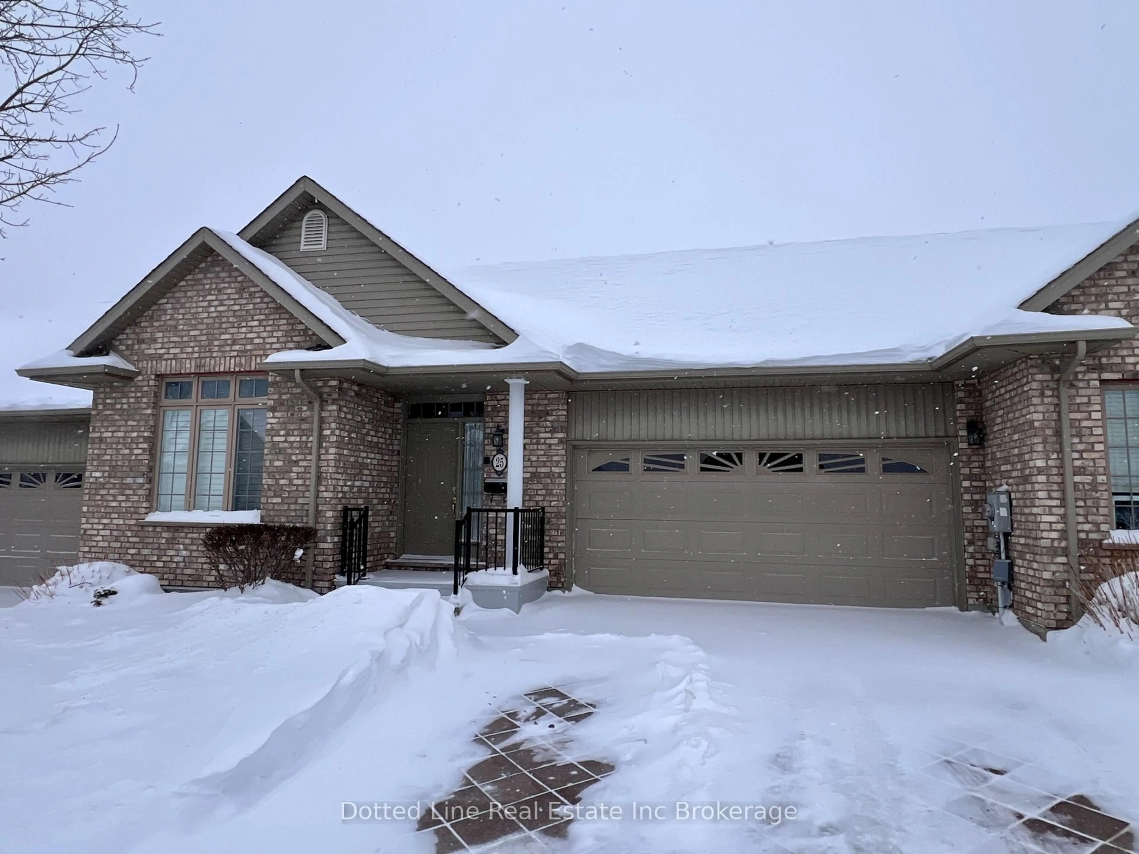 Home with brick exterior material, street for 500 Lakeview Dr #25, Woodstock Ontario N4T 1W4