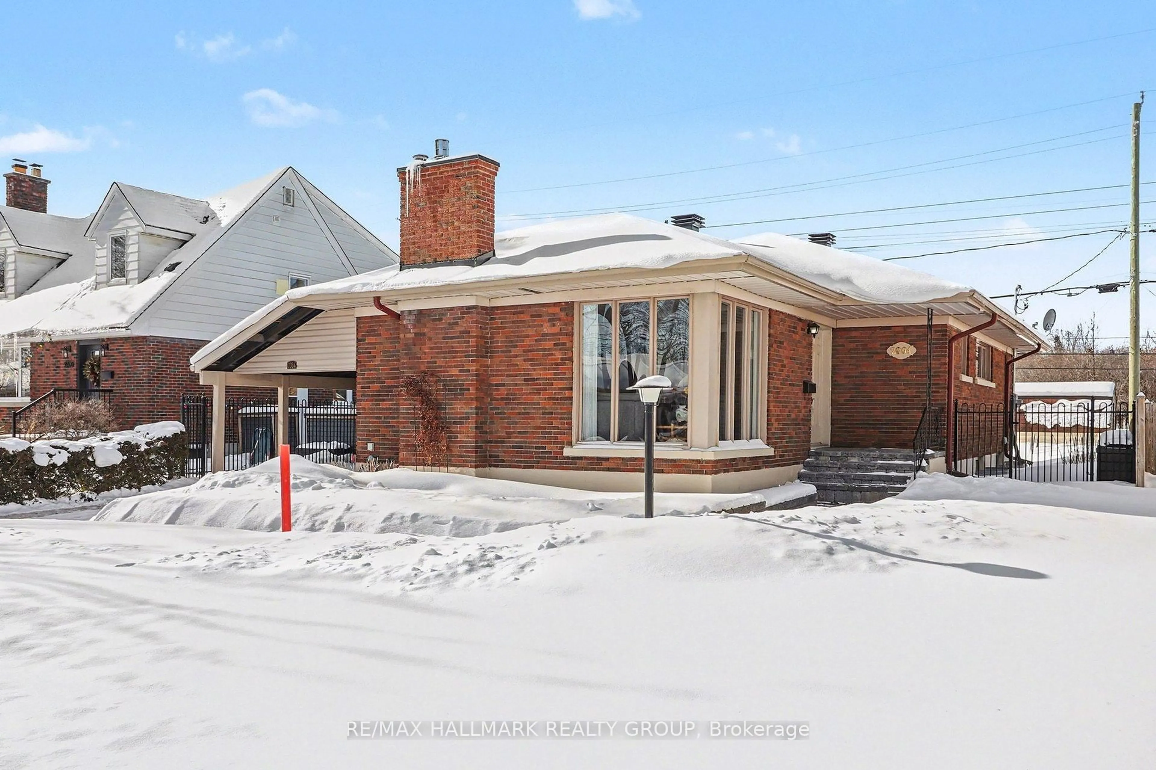Home with brick exterior material, street for 2004 Dorval Ave, Ottawa Ontario K1G 2N8