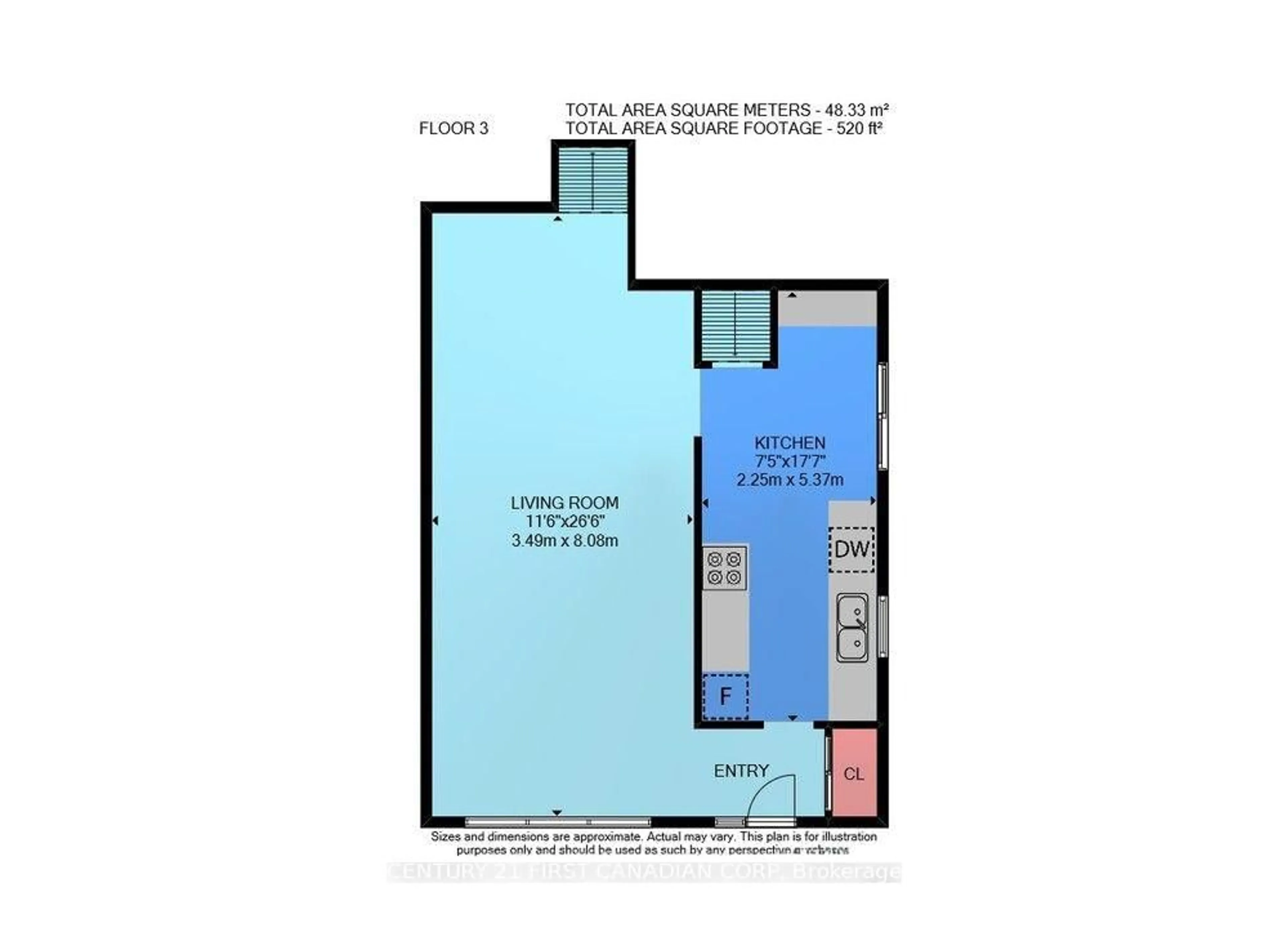 Floor plan for 71 Adswood Rd, London South Ontario N6E 2W2