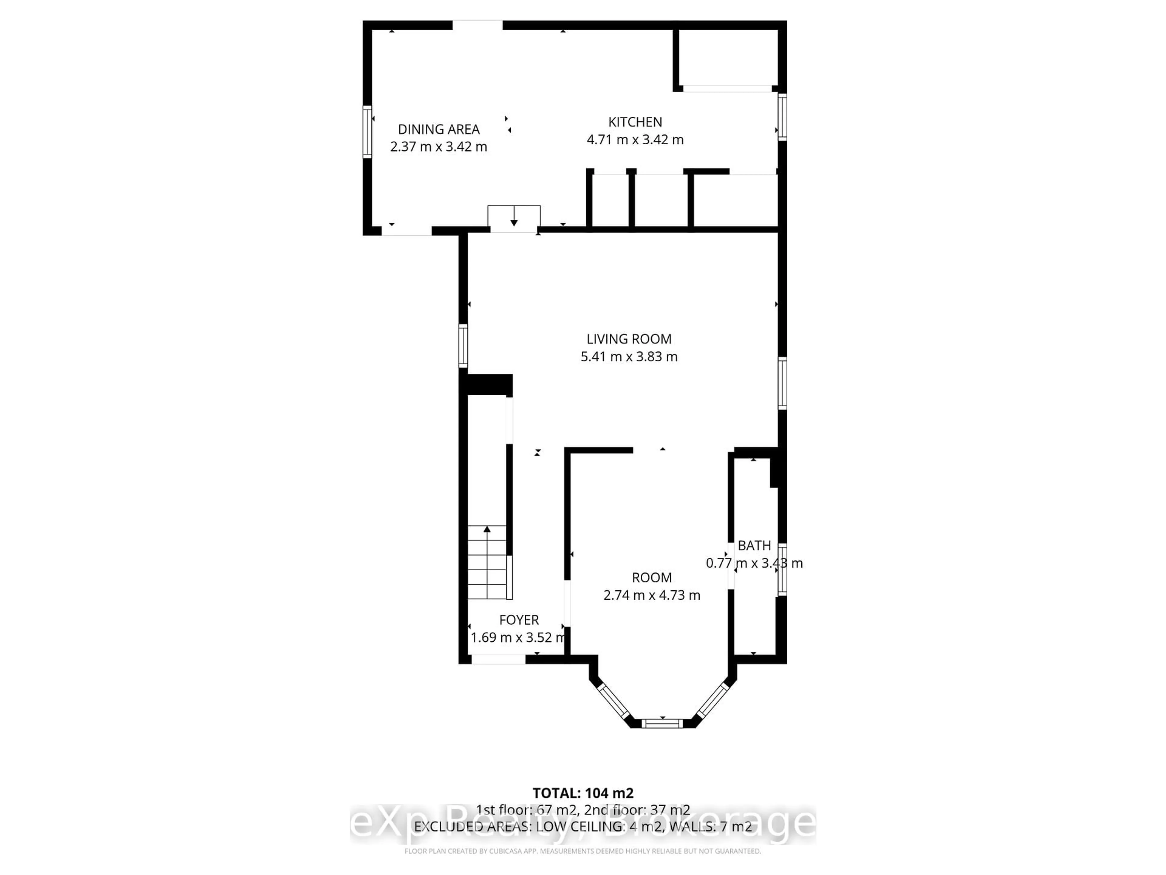 Floor plan for 630 GIBSON St, Brockton Ontario N0G 2V0
