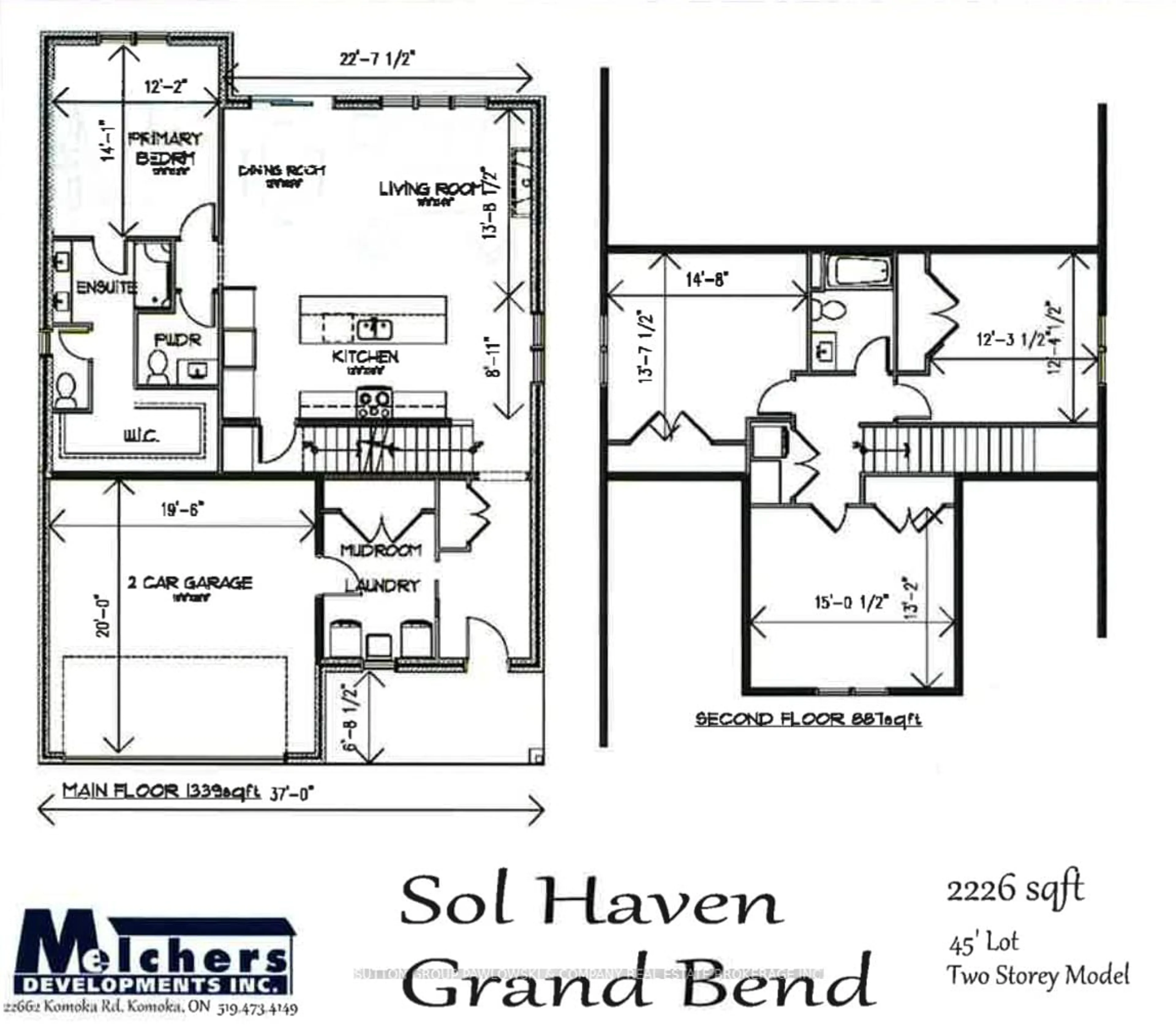 Floor plan for 95 Dearing Dr #Lot #29, South Huron Ontario N0M 1T0