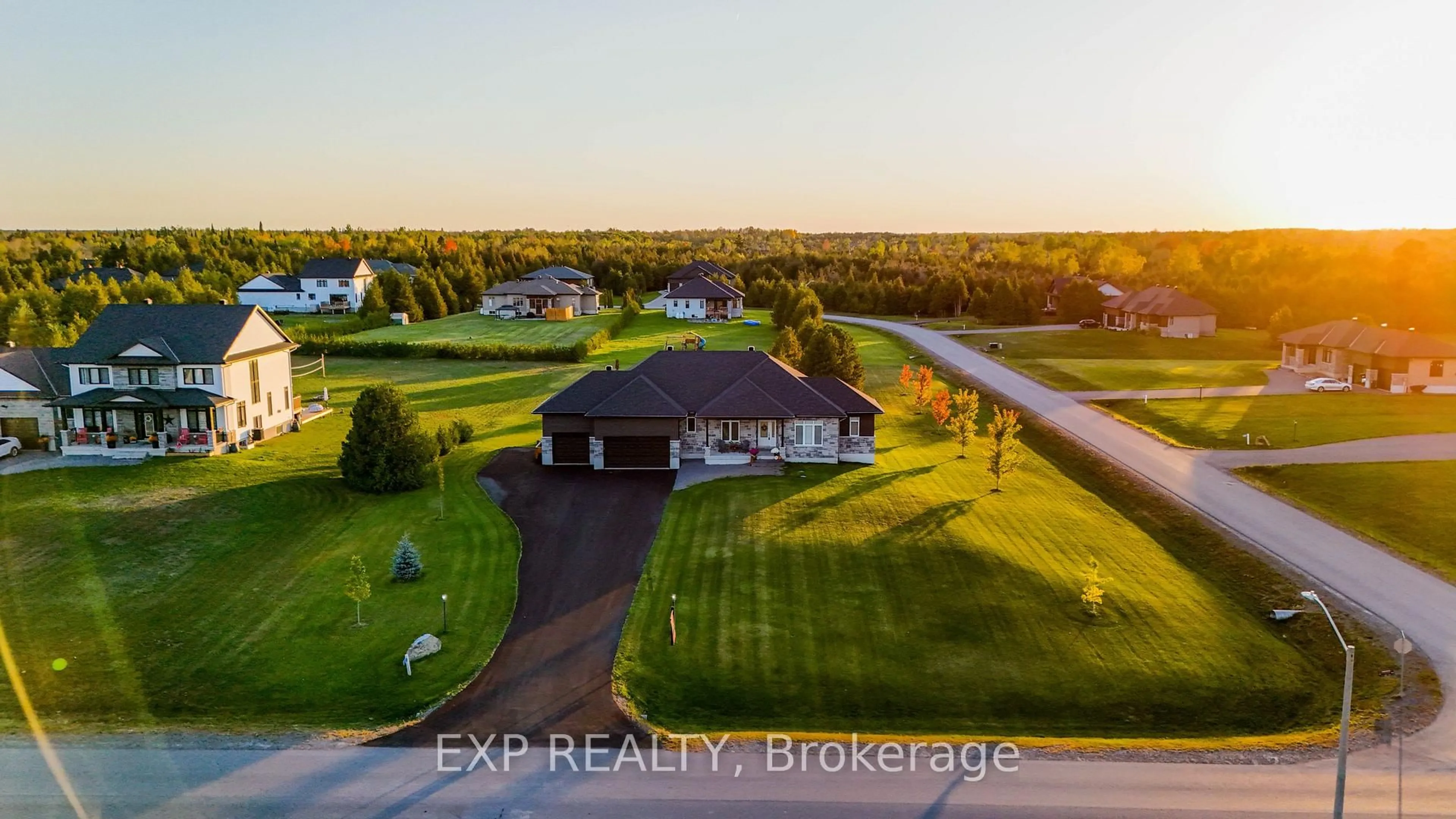 A pic from outside/outdoor area/front of a property/back of a property/a pic from drone, water/lake/river/ocean view for 145 Harold Jones Way, Ashton Ontario K0A 1B0