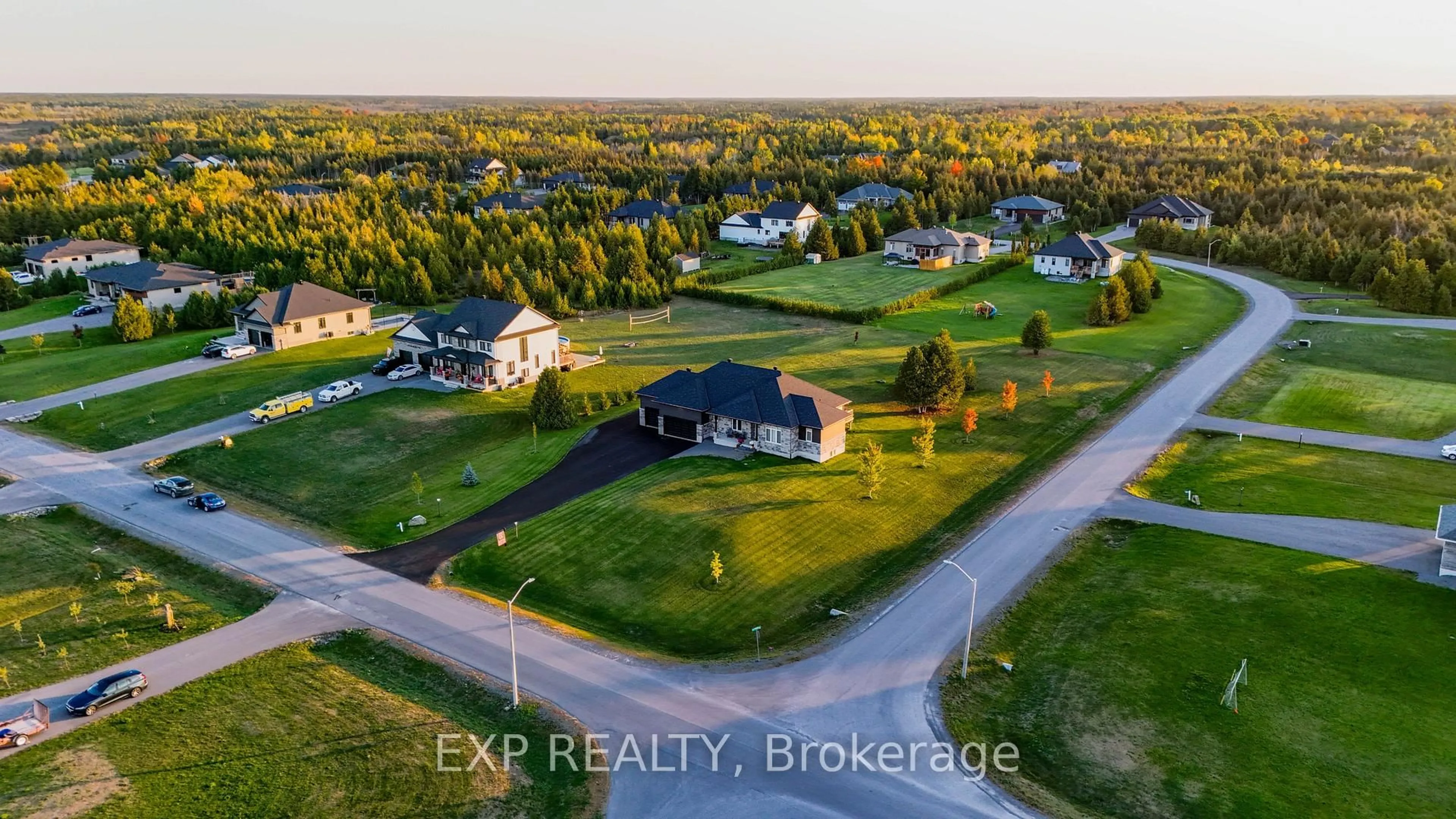 A pic from outside/outdoor area/front of a property/back of a property/a pic from drone, unknown for 145 Harold Jones Way, Ashton Ontario K0A 1B0